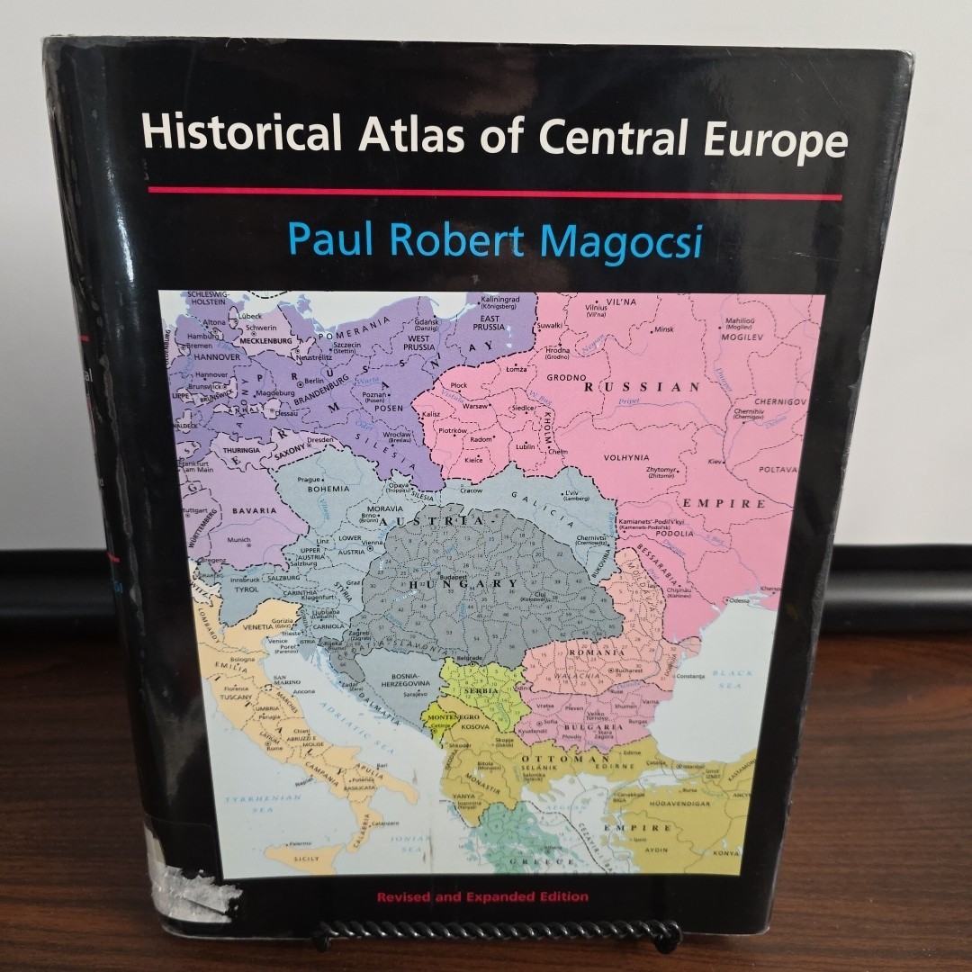 Historical Atlas of Central Europe Hardcover Paul Robert Magocsi