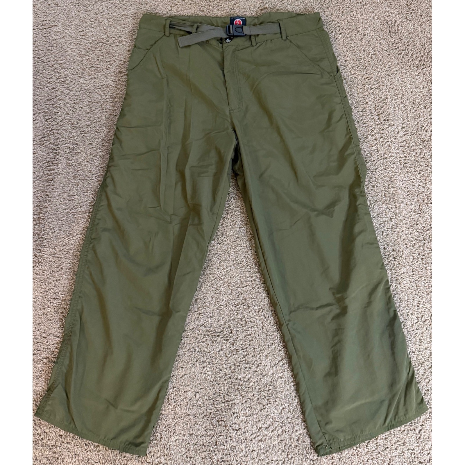 Scottevest TEC Hidden Cargo Mens Pants 36x30 Olive Green Nylon Travel Hiking Scottevest TEC Hidden Cargo Mens Pants 36x30 Olive Green Nylon Travel Hiking