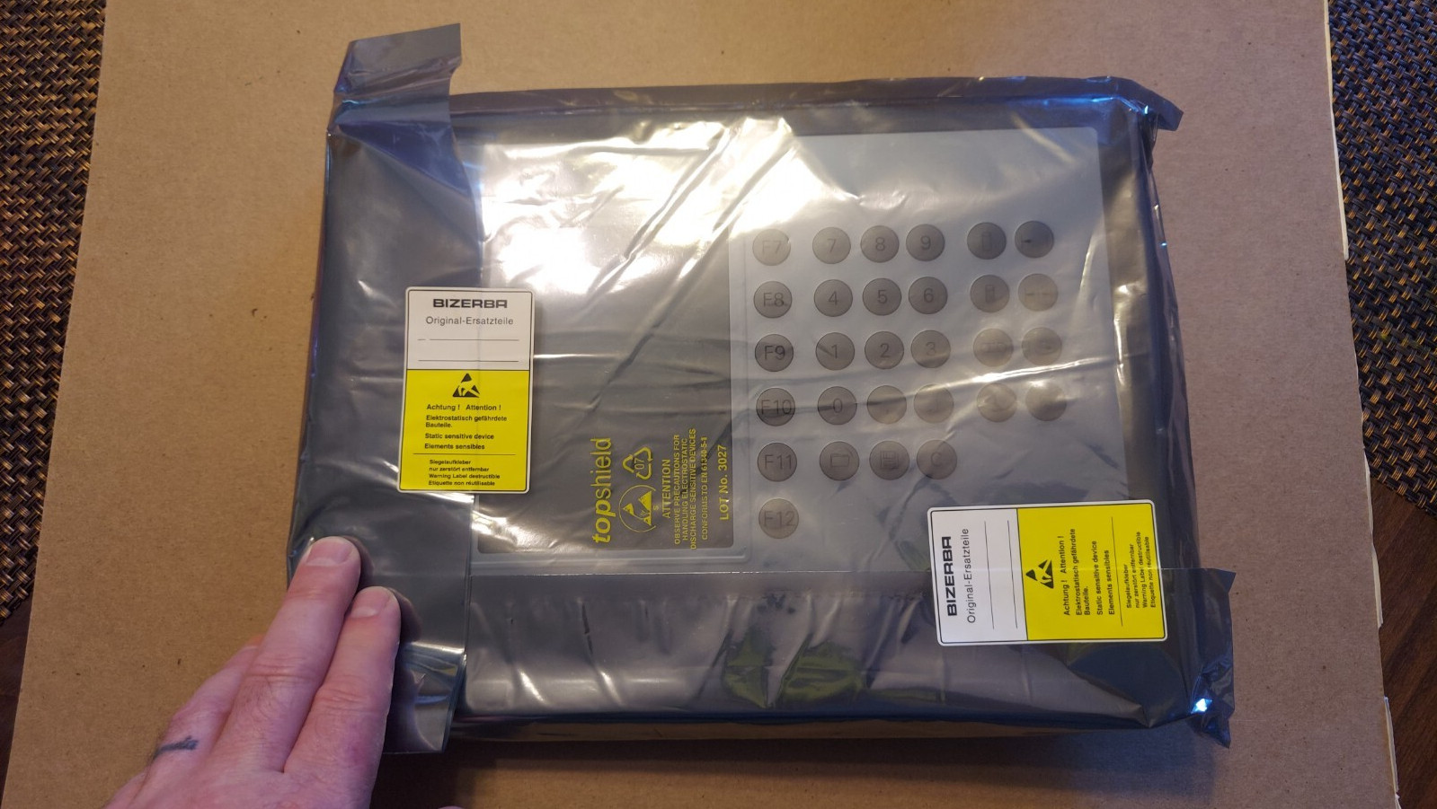 New Bizerba 60540752000 Control Panel  A 404 Deli Slicer STATIC SEALED