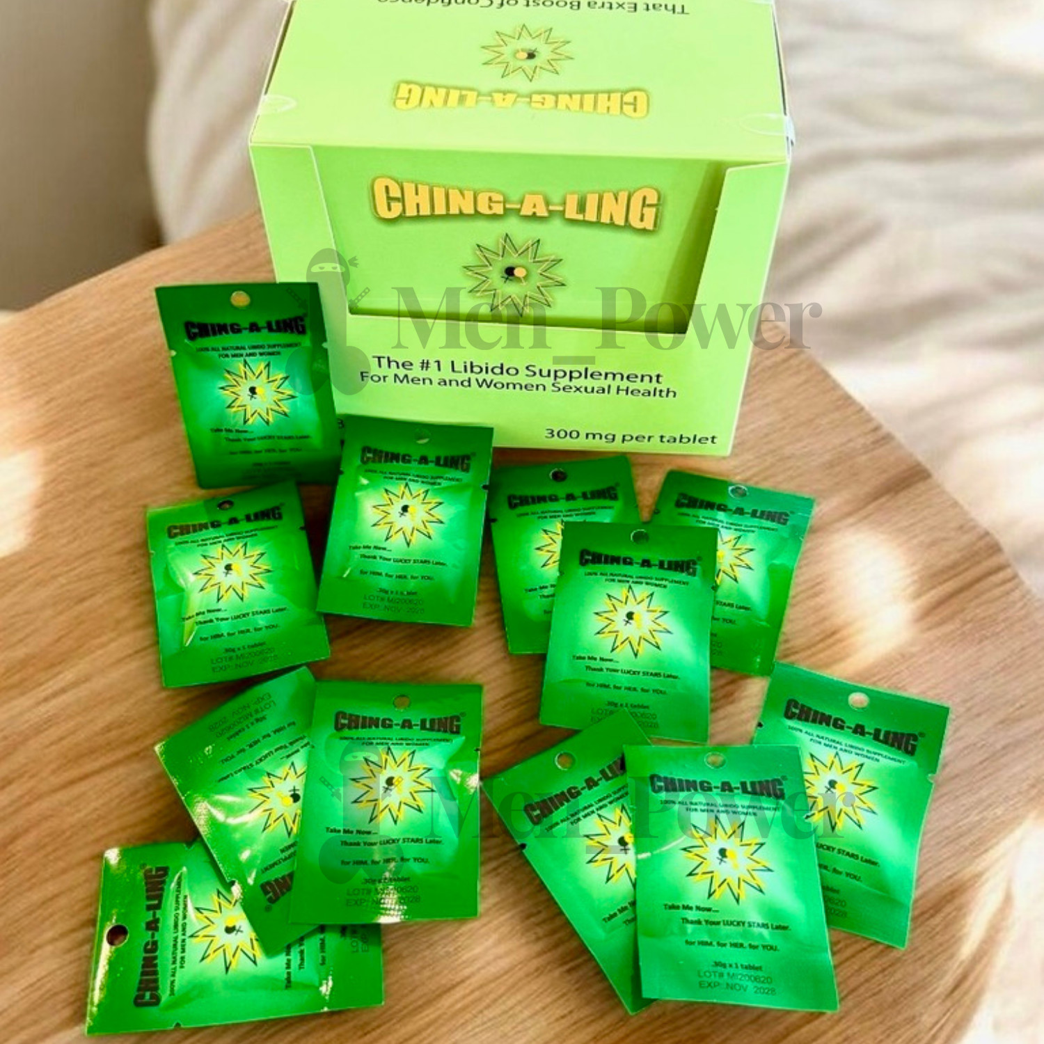 Ching A Ling Libido Support for Men & Women | 12-High Potency Pills