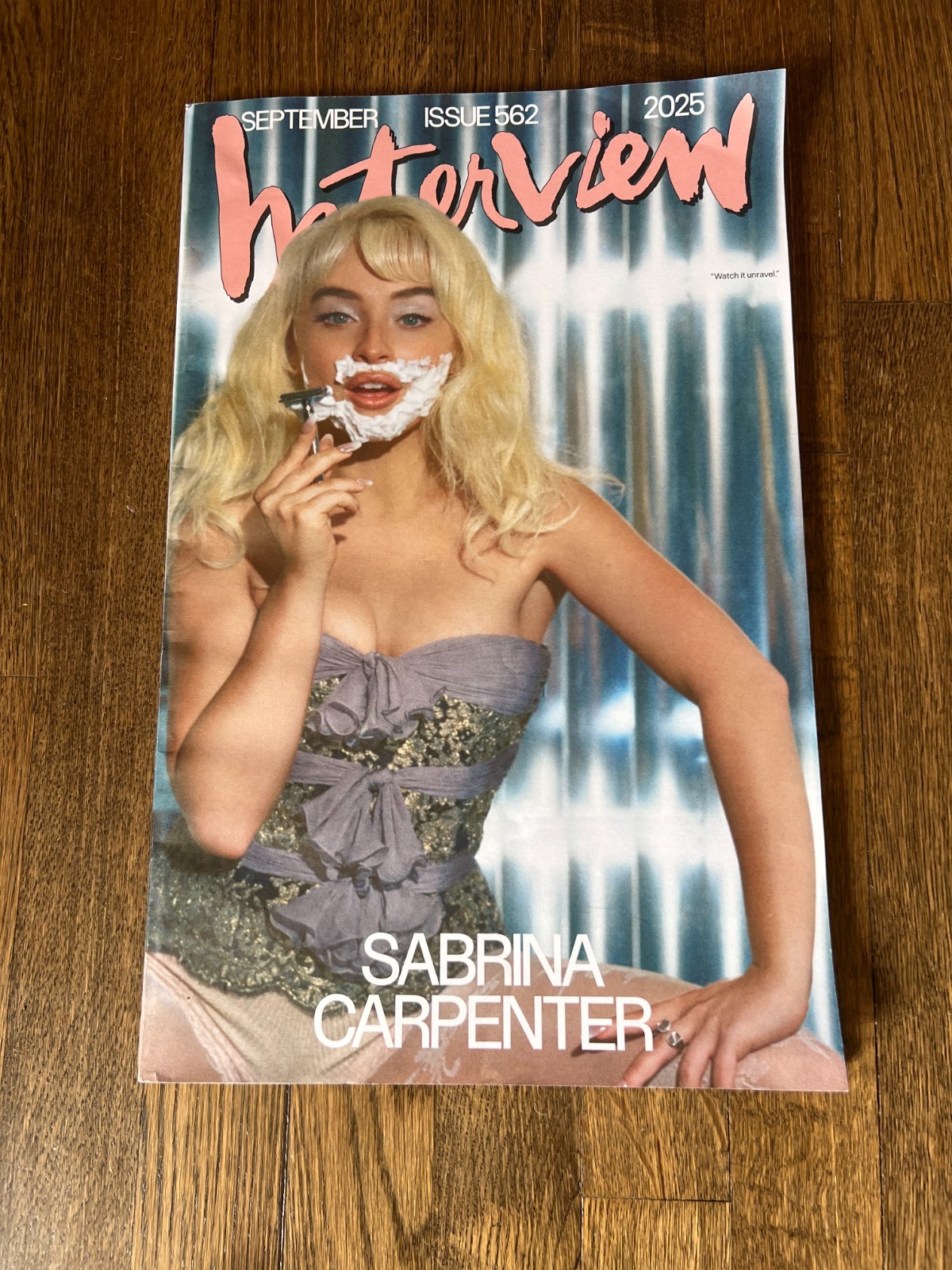 Interview Magazine Issue 562 September 2025 Sabrina Carpenter Fashion