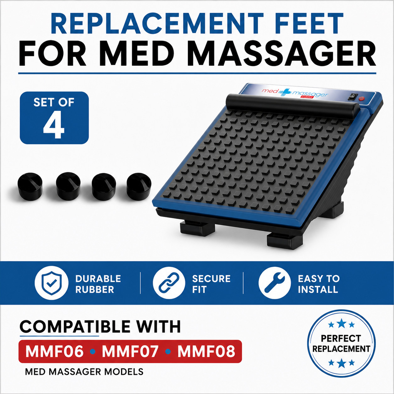 NEW Replacement Base Feet Foot for MedMassager MMF08 MMF07 MMF06 Med Massager