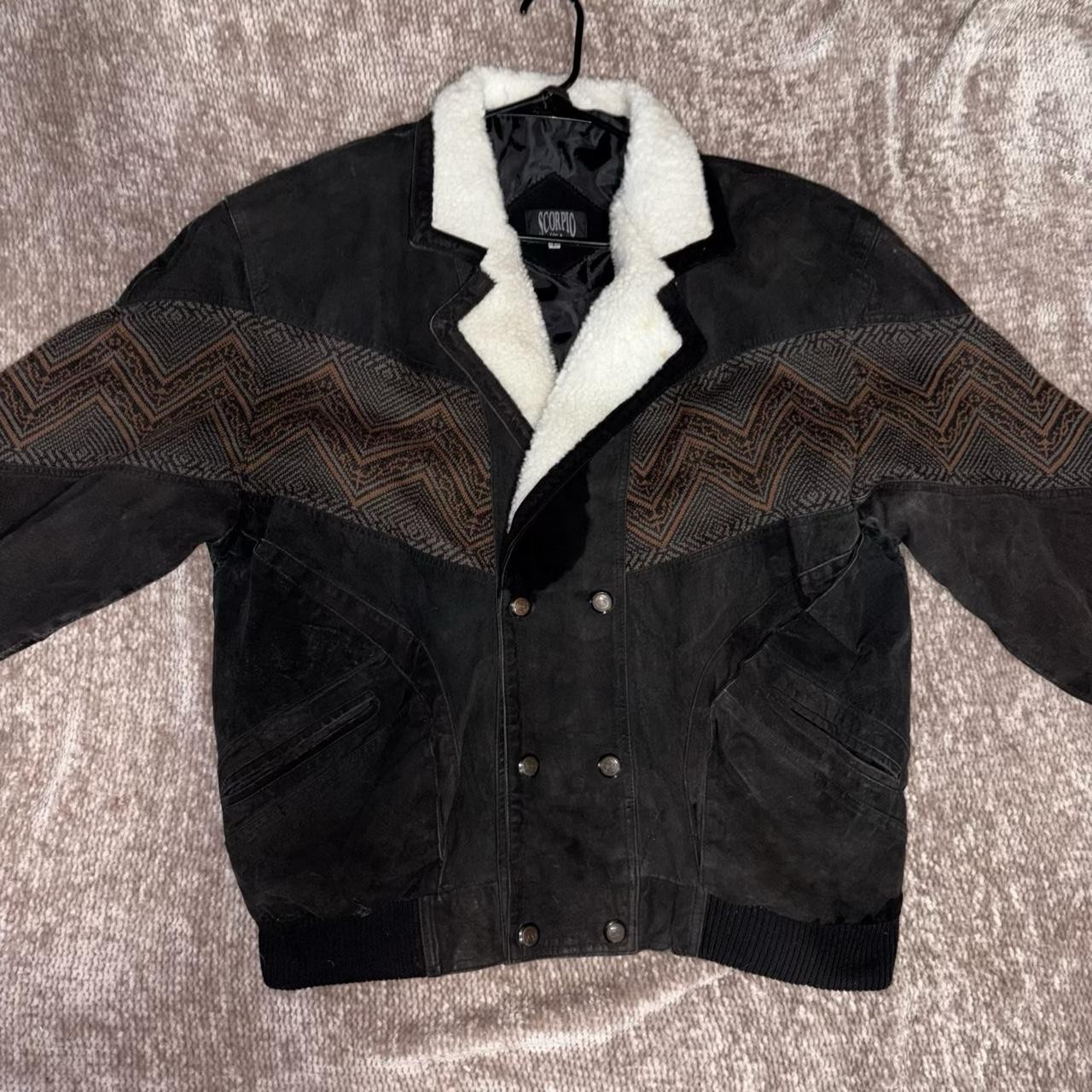 Vintage Scorpio USA black suede jacket Vintage Scorpio USA black suede jacket