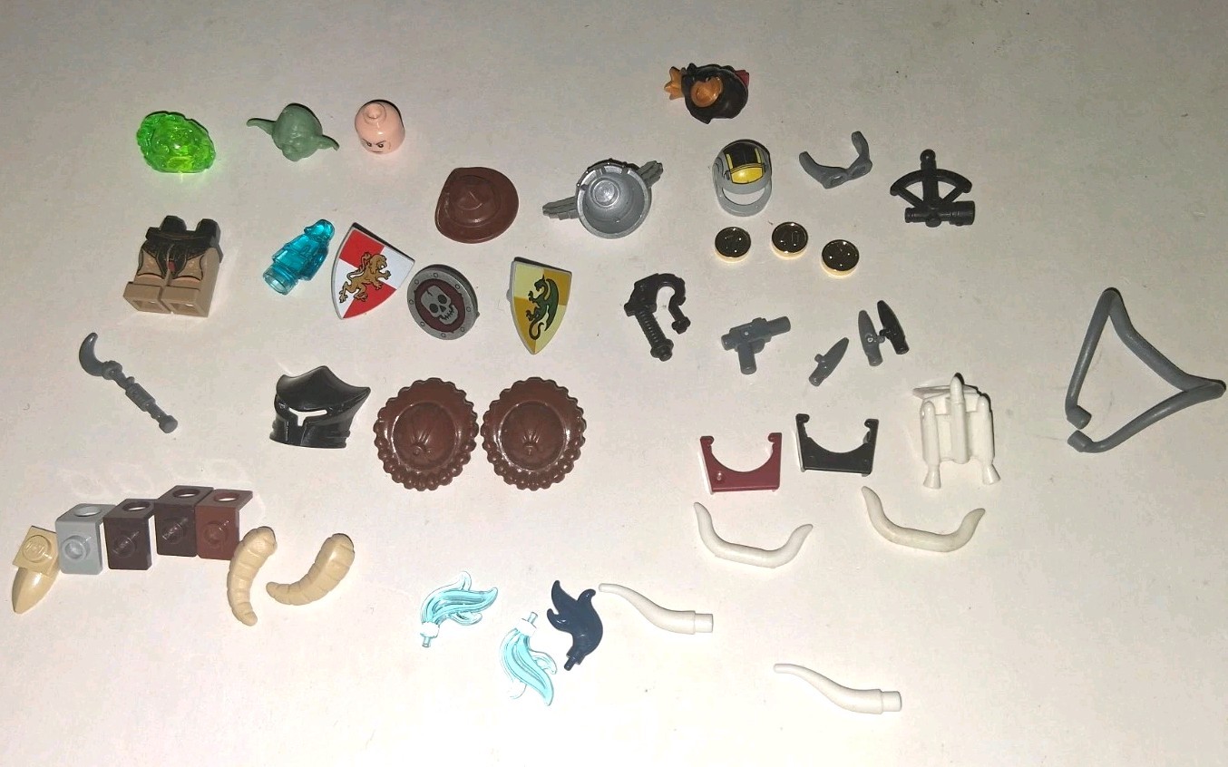 RARE & VINTAGE Lego Minifigures Parts And Accessories Star Wars Bionicle & More