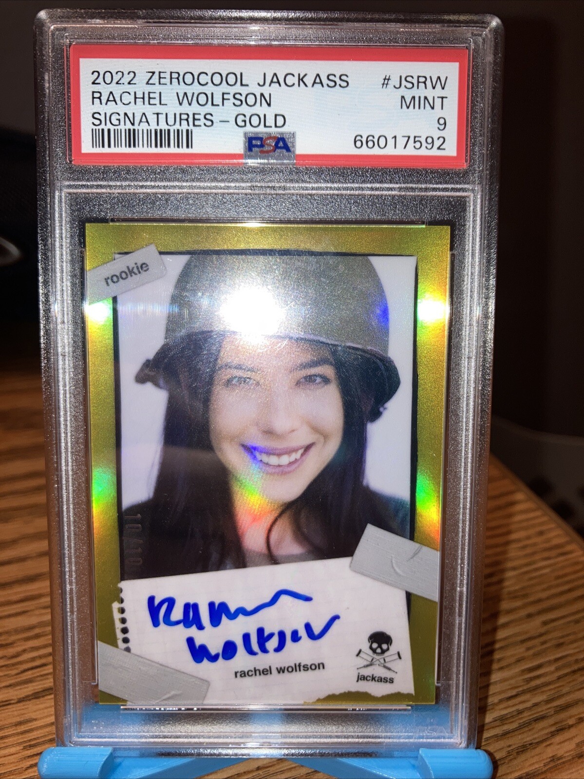 2022 Zerocool Jackass Rachel Wolfson Rookie Gold AUTO 10/10 2022 Zerocool Jackass Rachel Wolfson Rookie Gold AUTO 10/10
