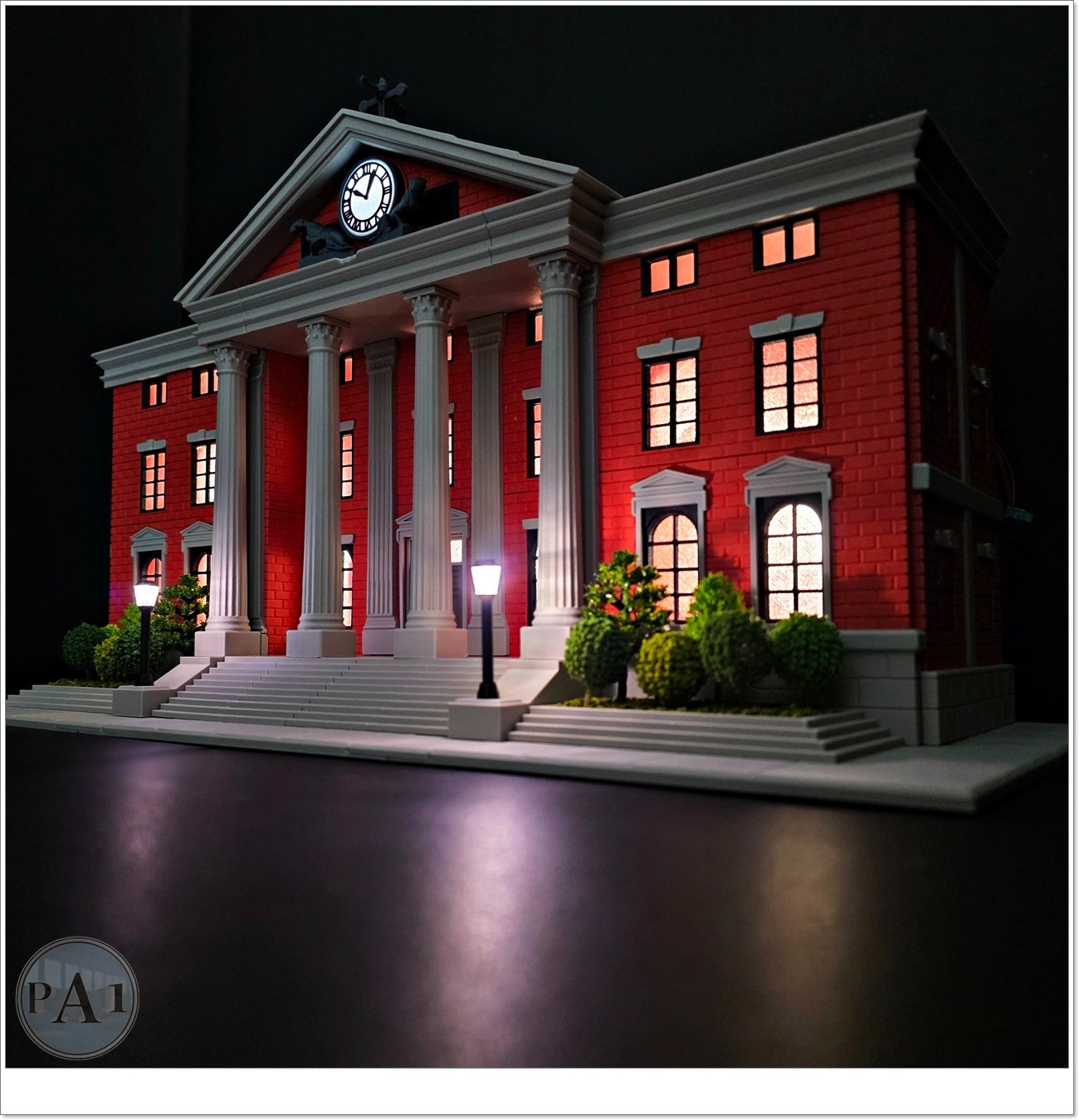 DIY 1:64 Scale Save the Clock Tower Hill Valley Courthouse Compatible Diecast DIY 1:64 Scale Save the Clock Tower Hill Valley Courthouse Compatible Diecast