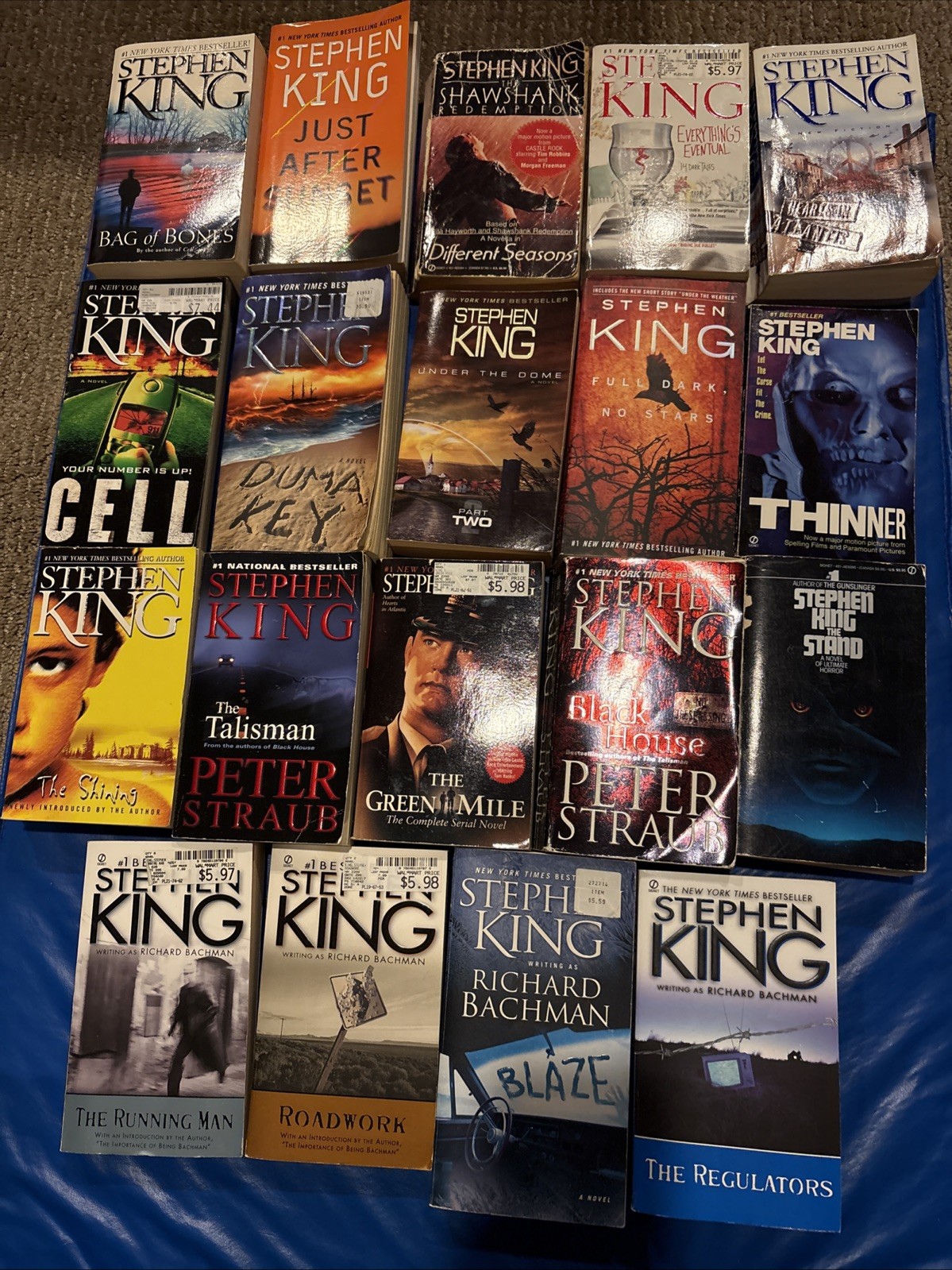 Stephen King Richard Bachman 19 Book Paperback Lot Horror Thriller Vintage Stephen King Richard Bachman 19 Book Paperback Lot Horror Thriller Vintage