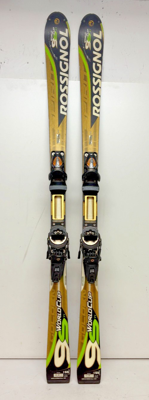 Rossignol World Cup 9S Ti 155cm r=11m Slalom Racing Skis World Cup Bindings