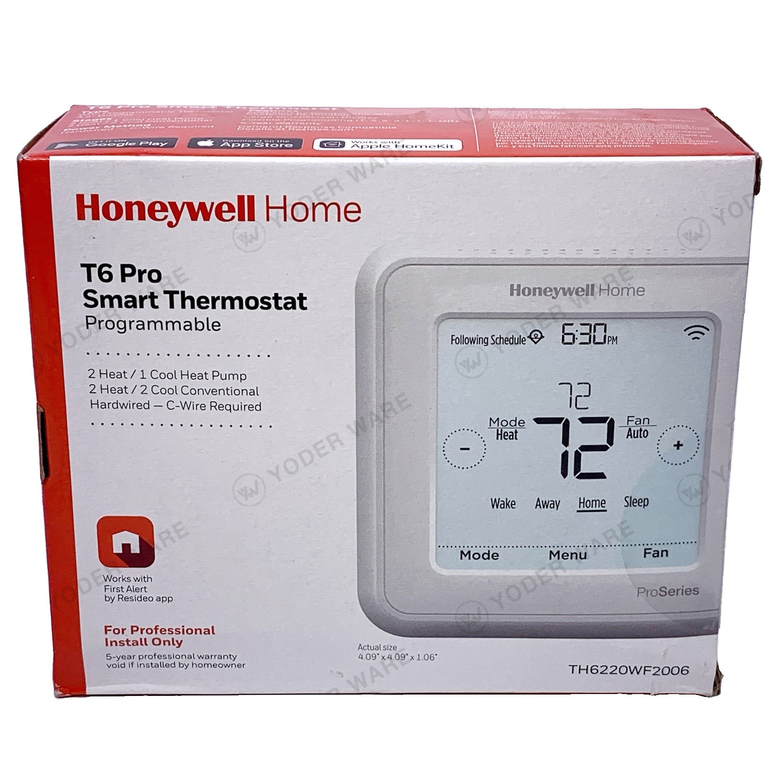 Honeywell T6 Pro Smart Programmable Thermostat TH6220WF2006 NEW SEALED 🔥 Honeywell T6 Pro Smart Programmable Thermostat TH6220WF2006 NEW SEALED 🔥