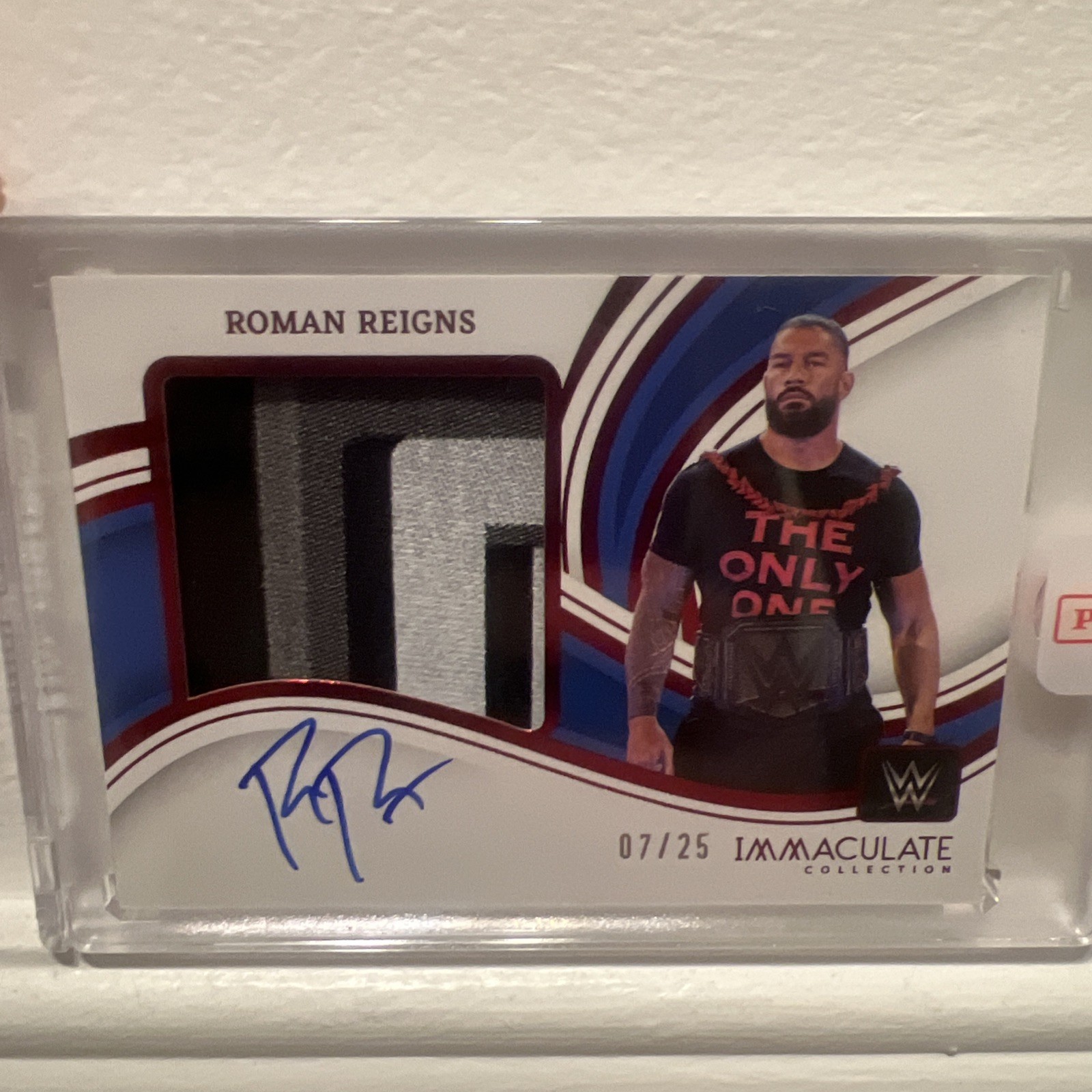 2023 Panini Immaculate Collection WWE Roman Reigns 7/25 Patch AUTO 2023 Panini Immaculate Collection WWE Roman Reigns 7/25 Patch AUTO