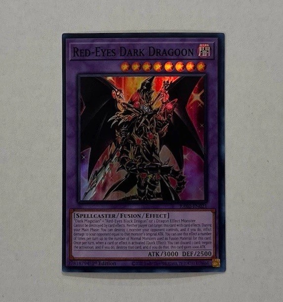 Yugioh Red-Eyes Dark Dragoon RA02-EN021 Super Rare 1st Edition NM Yugioh Red-Eyes Dark Dragoon RA02-EN021 Super Rare 1st Edition NM