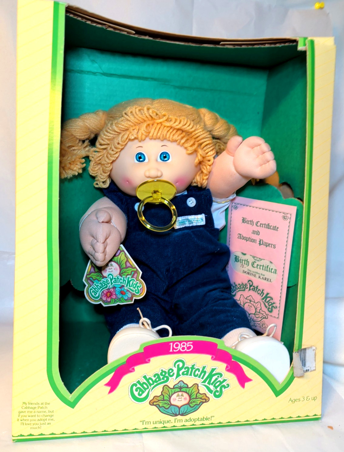Rare 1985 Cabbage Patch Doll 16
