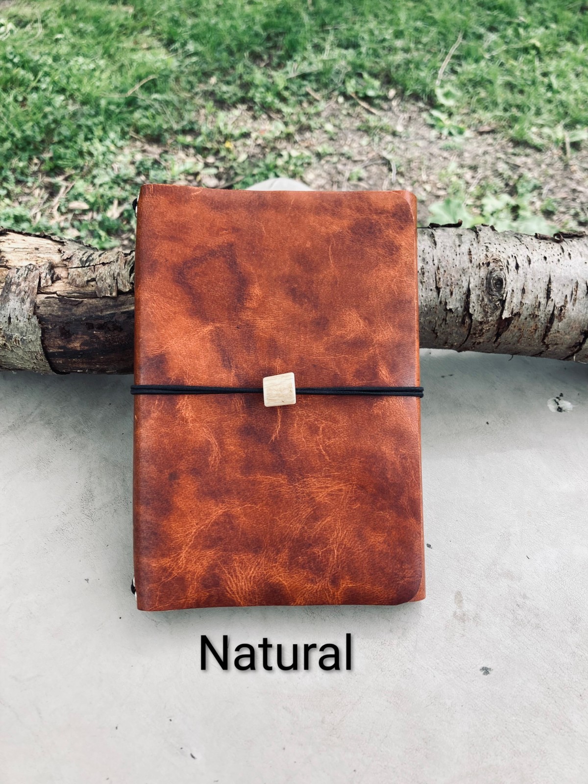 Small Louise Carmen Style Fine Leather & Elk Antler Double Journals