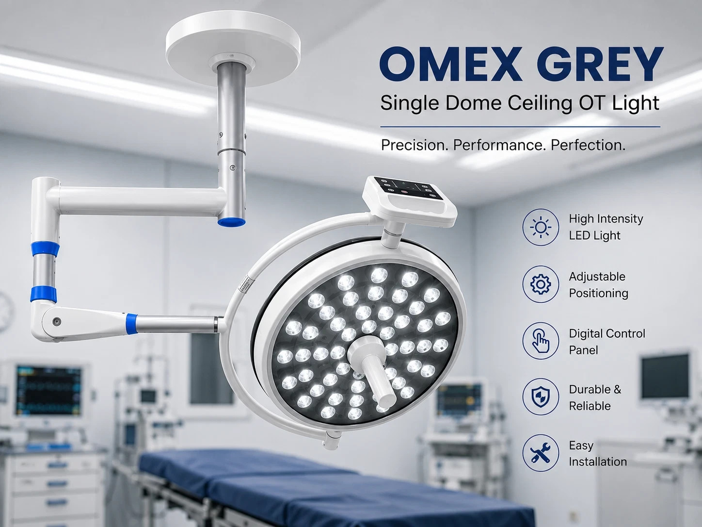 New Surgical & Examination LED 48 OT Light ,OR Lamp Operation Theatre ;