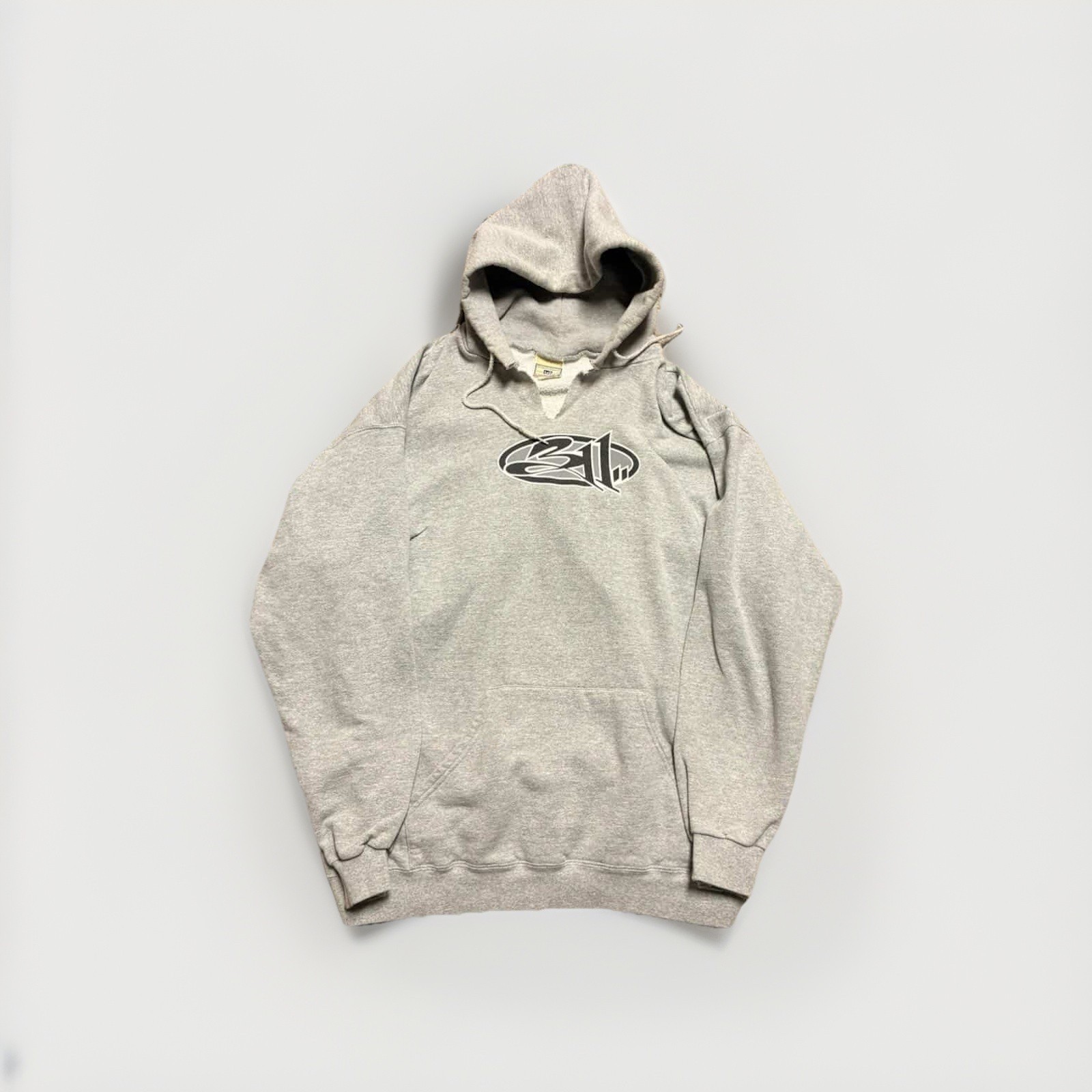 Vintage 90s 311 Band Hoodie Center Logo Grey 25x29