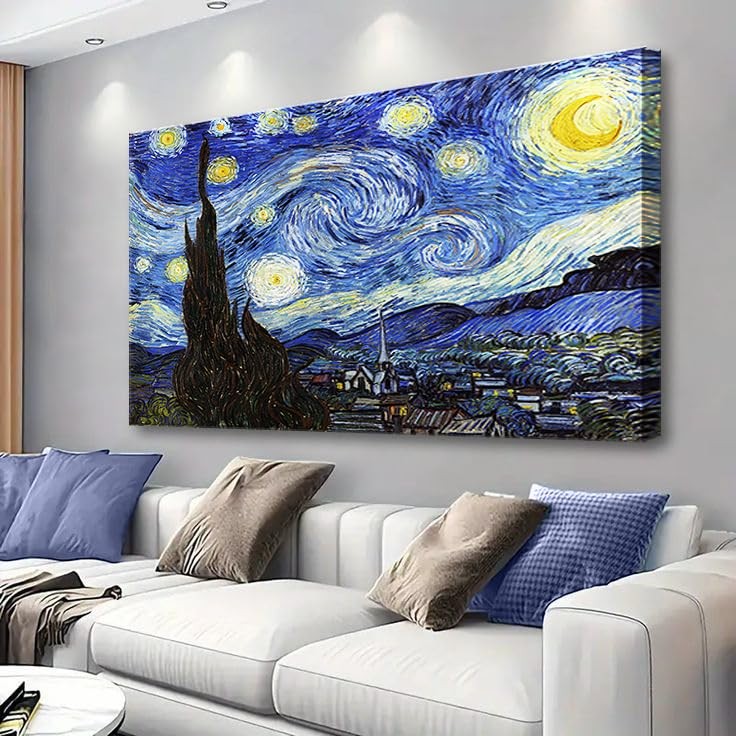 weiyiart Starry Night Canvas Prints Van Gogh Artwork 24\