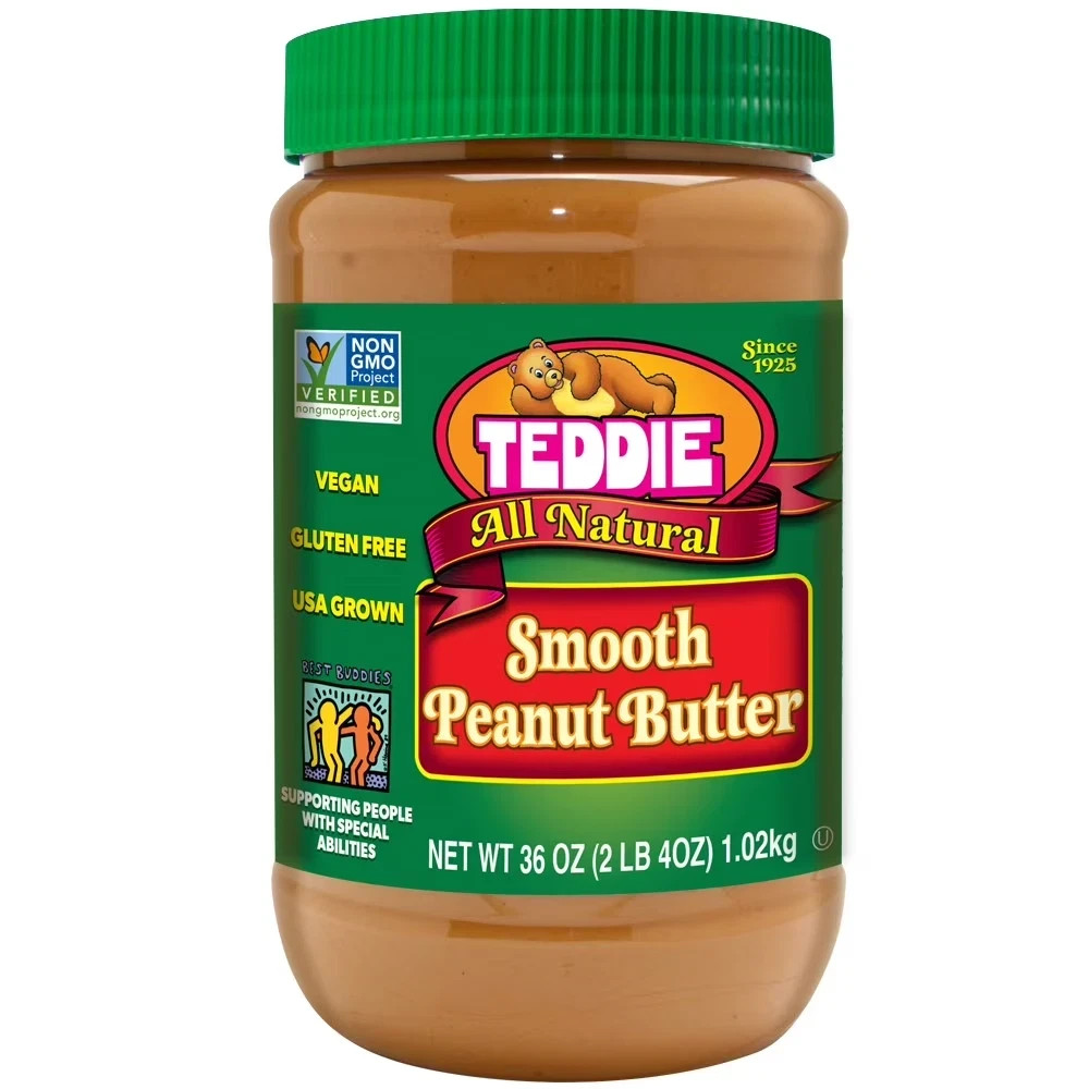 Teddie All Natural Smooth Peanut Butter, 36 oz Teddie All Natural Smooth Peanut Butter, 36 oz