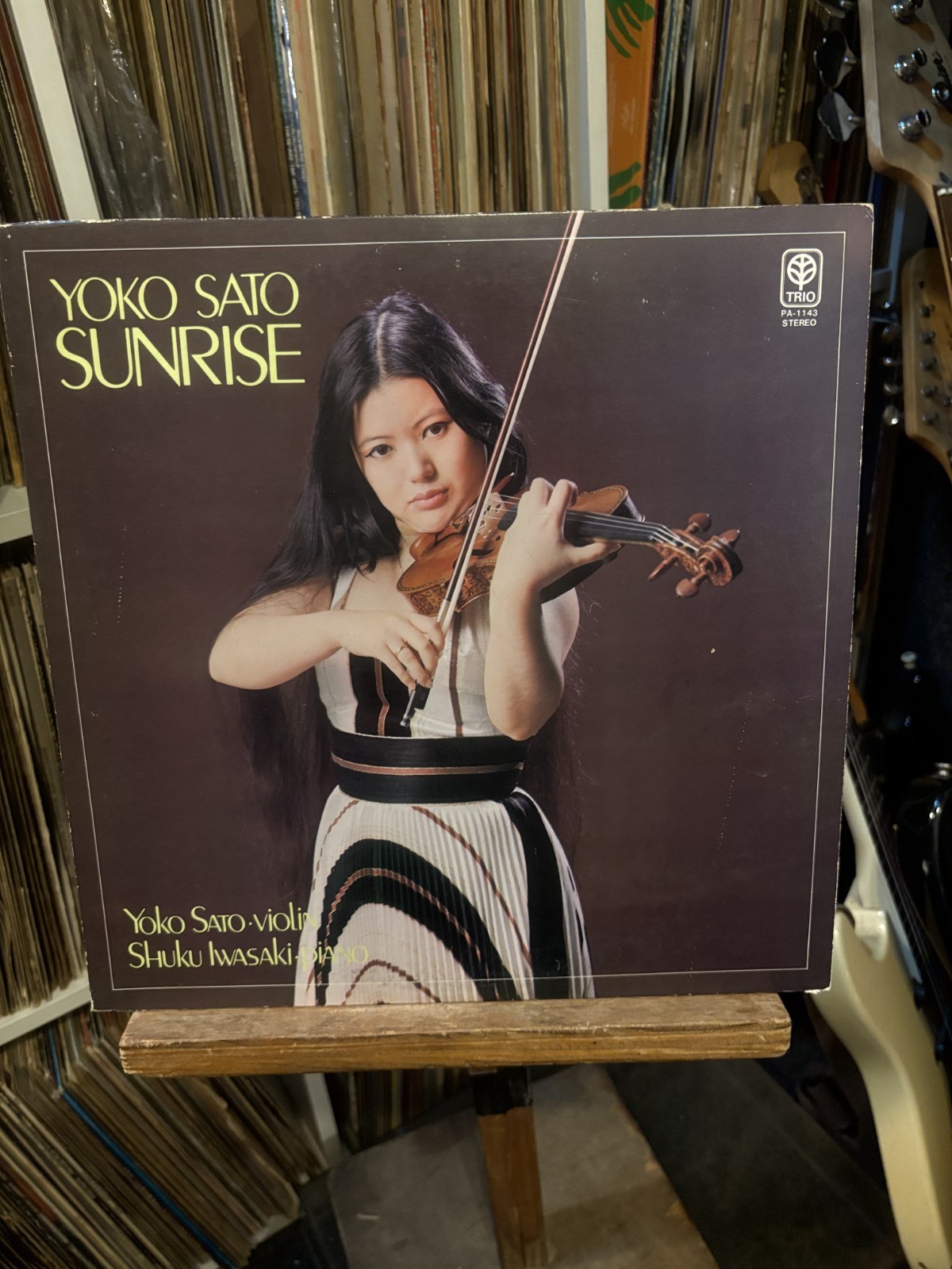 Yoko Sato Bach Chaconne Partita No. 2 BWV 1004 Solo Violin LP Vinyl EX/VG [Label Yoko Sato Bach Chaconne Partita No. 2 BWV 1004 Solo Violin LP Vinyl EX/VG [Label