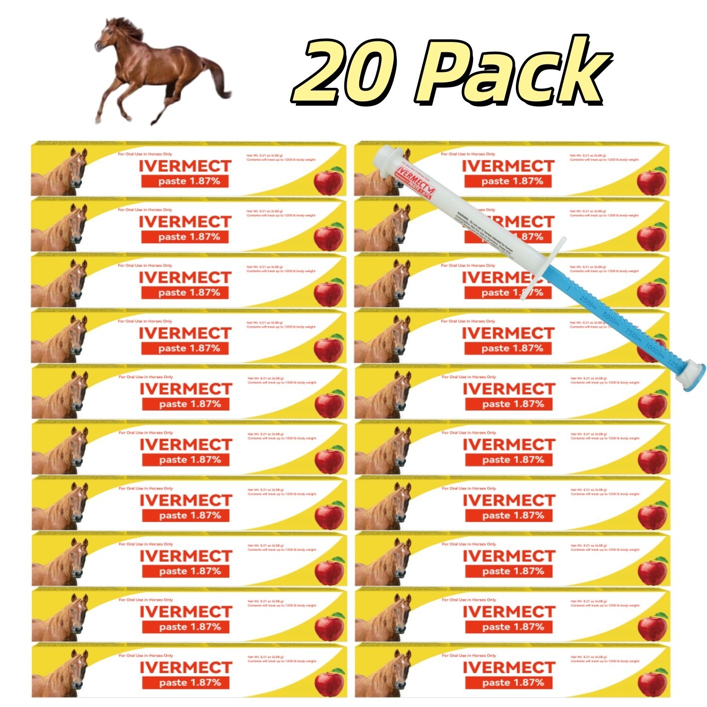 20 pack - Horse repellent - Long term effectiveness - Discounted actual-1/2028