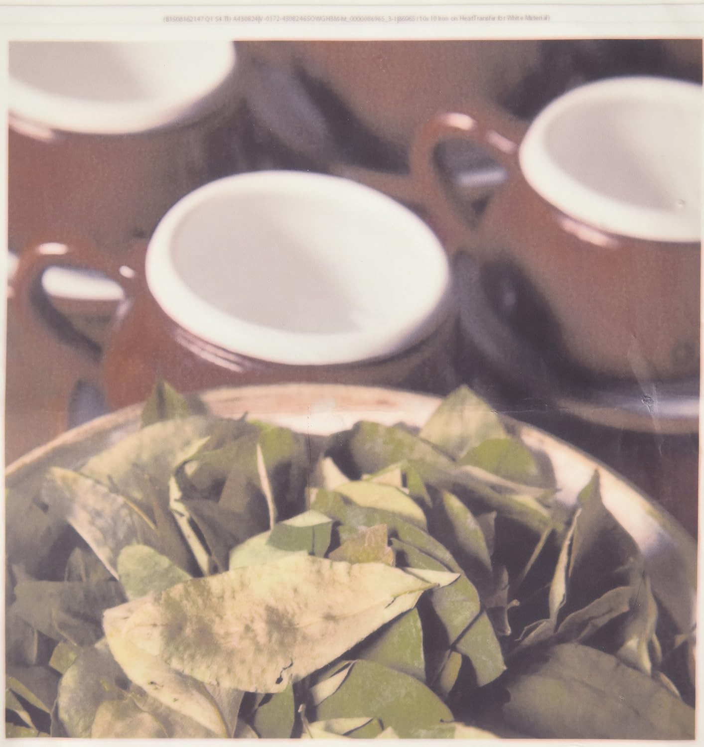 ht_86965_3 Peru, Cuzco. Coca Leaves and Tea Cups-Sa17 Bja0152-Jaynes Gallery-Iro