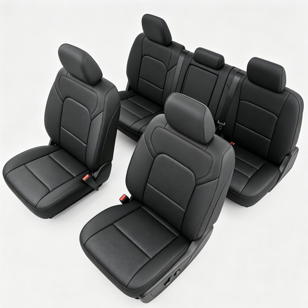 (All inclusive)Car 5-Seat Covers For Dodge Ram 1500 2009-2018&Ram 2500 2010-2018
