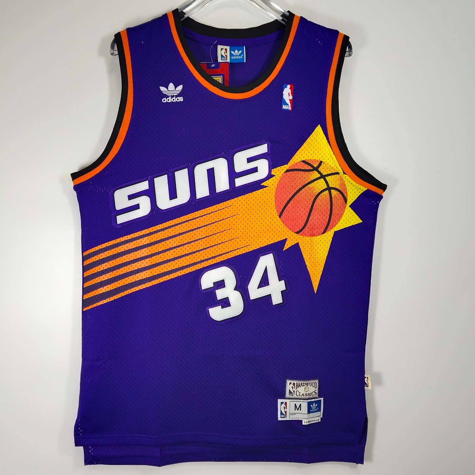 Charles Barkley #34 Embroidered Men\'s Fan Jersey. Purple S-XXL Charles Barkley #34 Embroidered Men\'s Fan Jersey. Purple S-XXL