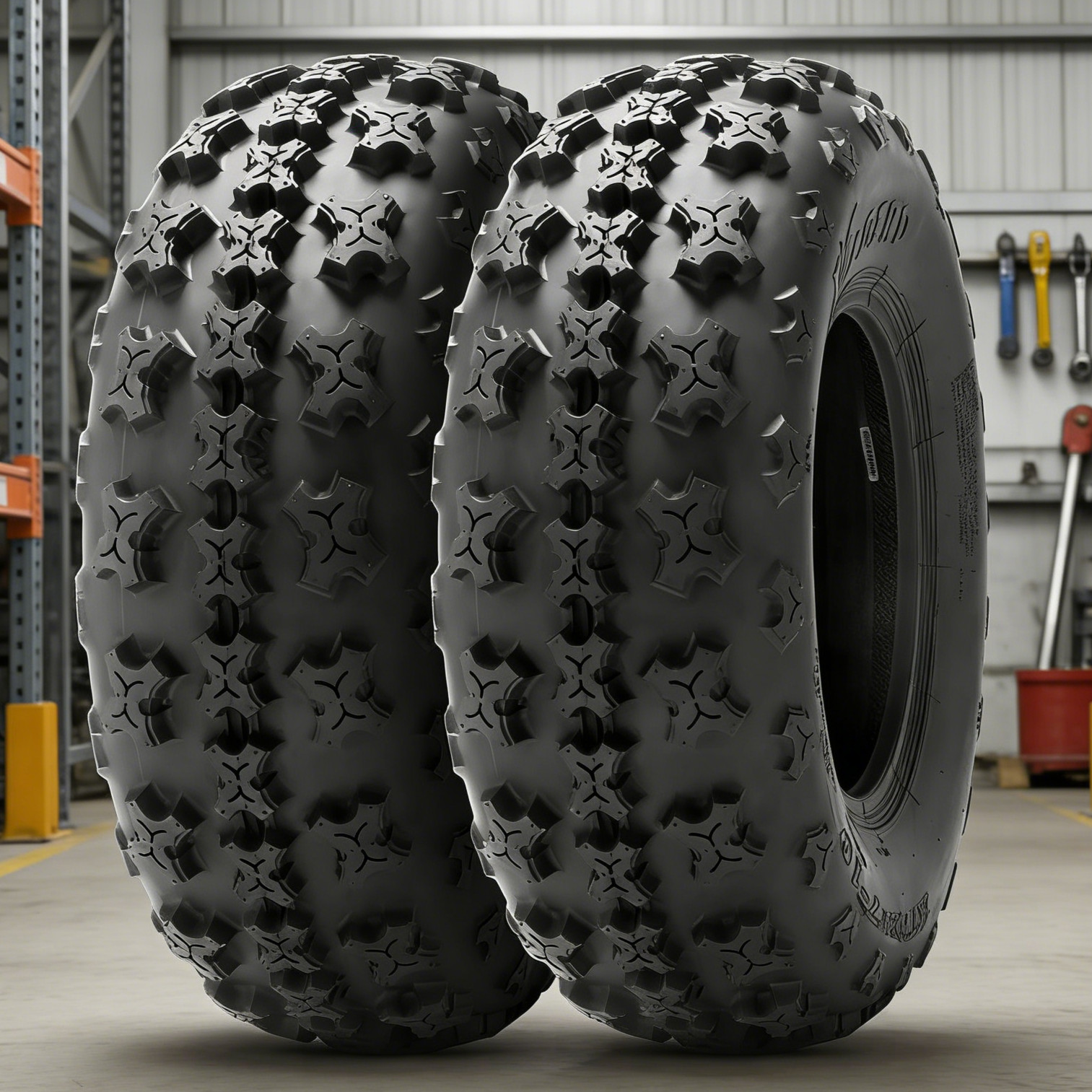 2PCS 22X7-10 ATV Tires 22X7X10 UTV All Terrain Heavy Duty 4PR Tubeless 22 7 10
