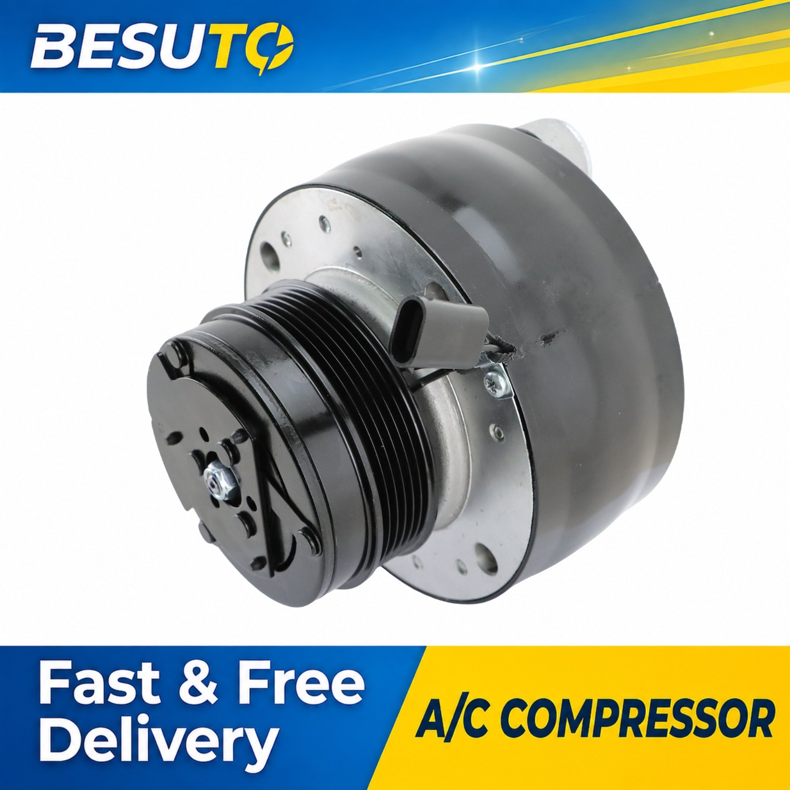 A/C Compressor Only Fits Chevrolet S10 4.3L 262Cu. In. V6 1995 1994 1993