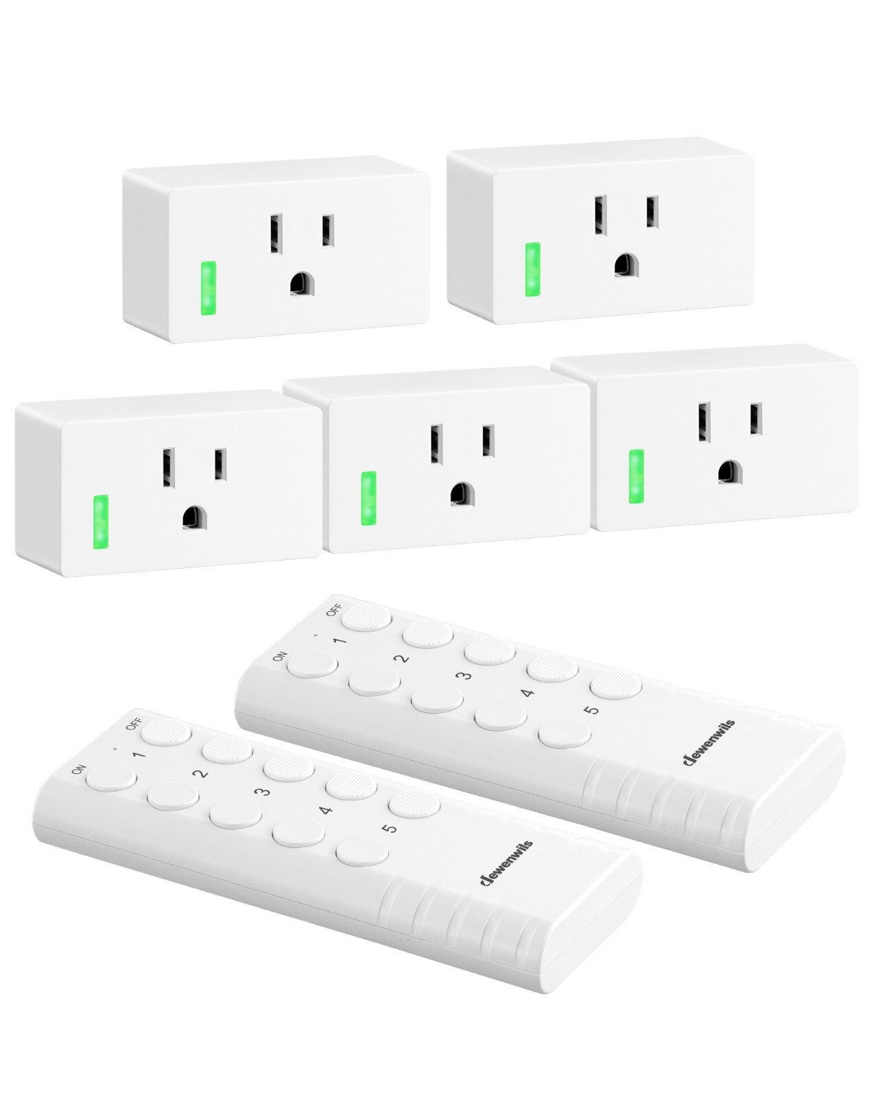 DEWENWILS Remote Control Outlet, Indoor Wireless Remote Outlet Switch for Lamps DEWENWILS Remote Control Outlet, Indoor Wireless Remote Outlet Switch for Lamps