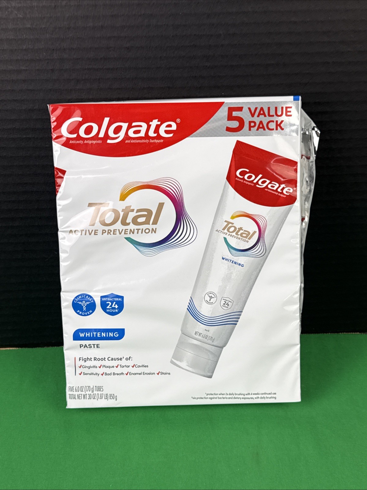5 Pack Colgate Total Whitening Toothpaste 6 Oz Each EXP 03/28