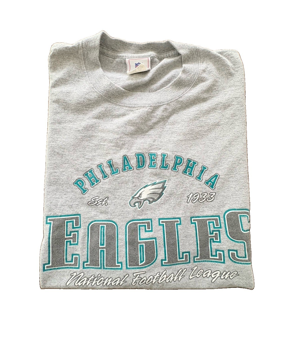VTG 2004 NFL Philadelphia Eagles Est. 1933 Logo Heavyweight T-shirt Gray Sz. XL