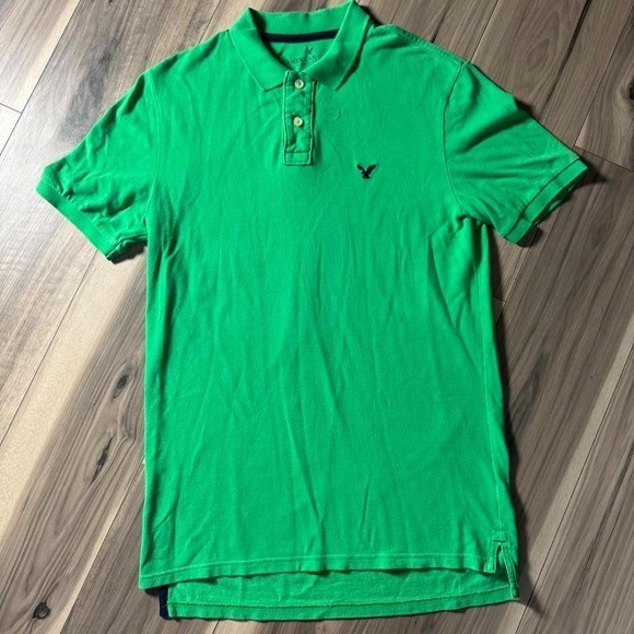 Vintage American Eagle Outfitters green polo shirt size MT Vintage American Eagle Outfitters green polo shirt size MT