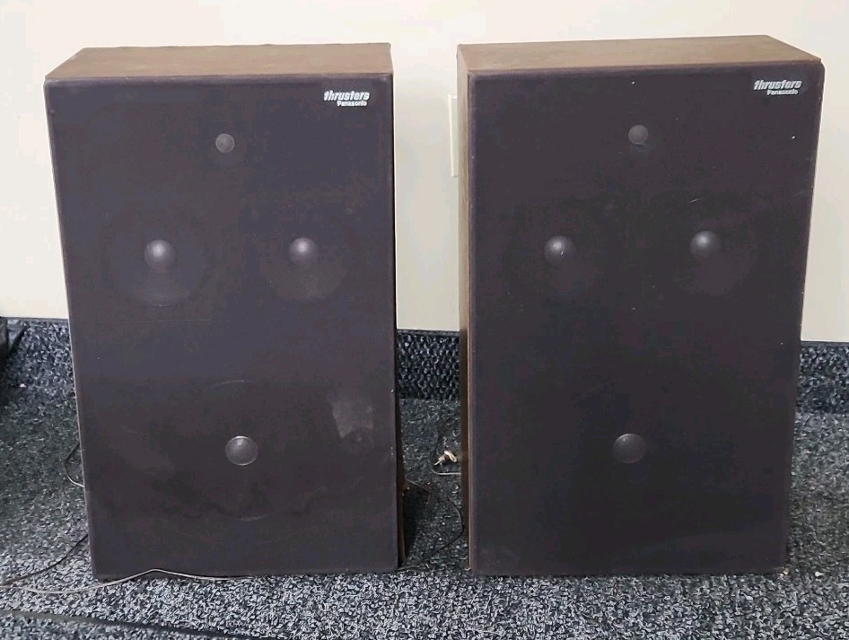Vintage Mid Century Panasonic SB-350 Thrusters speaker...   Read..           F