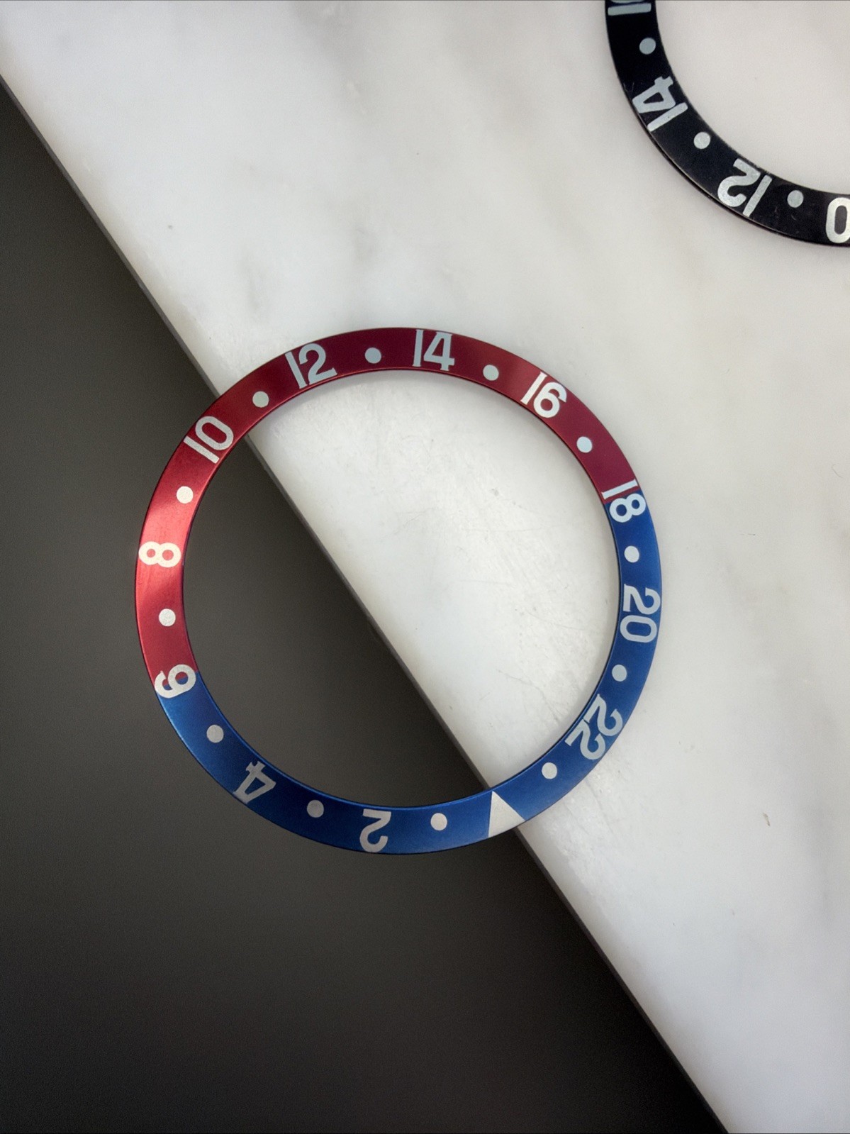 Insert For Rolex GMT Master 16710 16700 Fat serif Pepsi