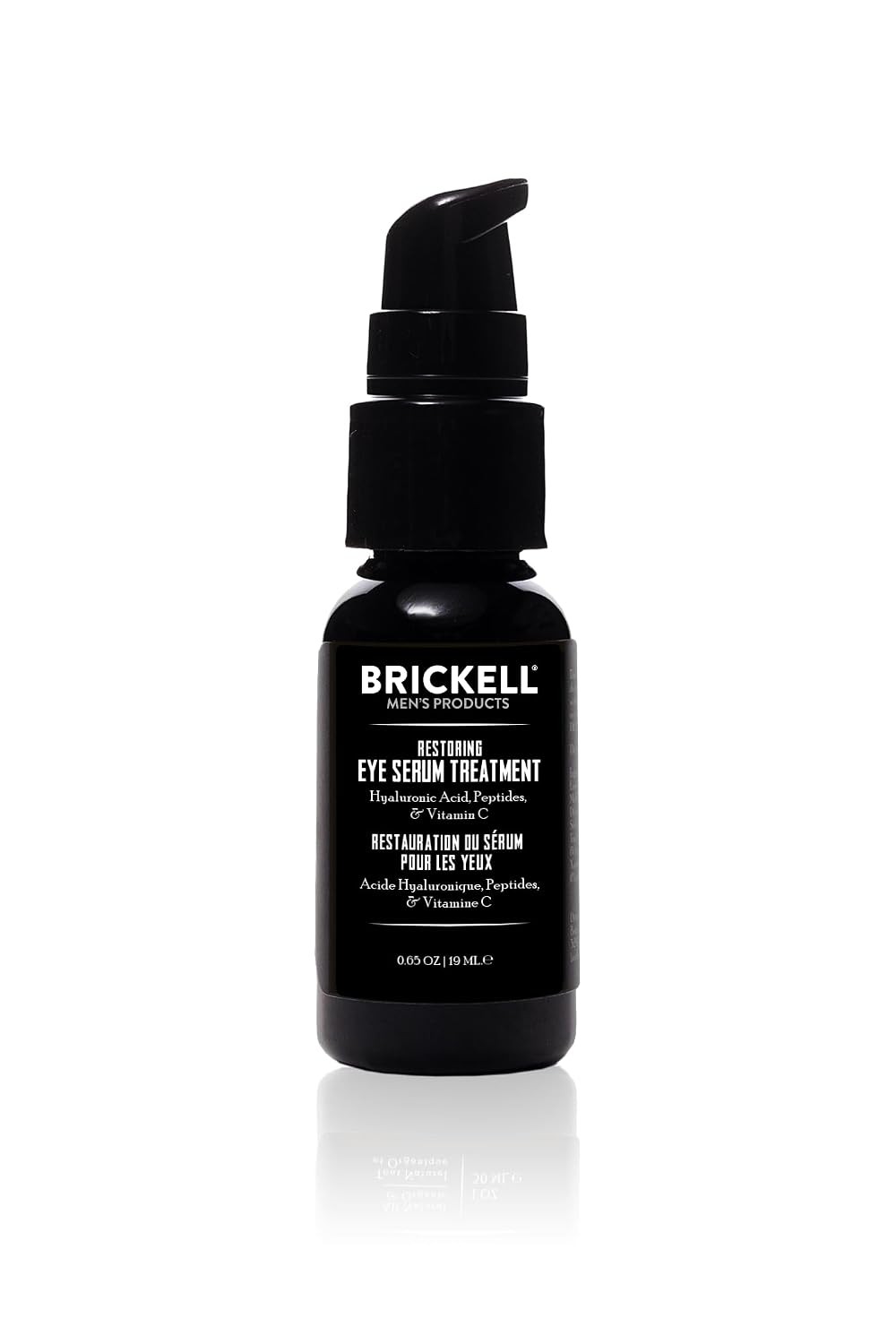 Brickell Men\'s Under Eye Treatment Serum Dark Circle Eye Gel 0.65oz