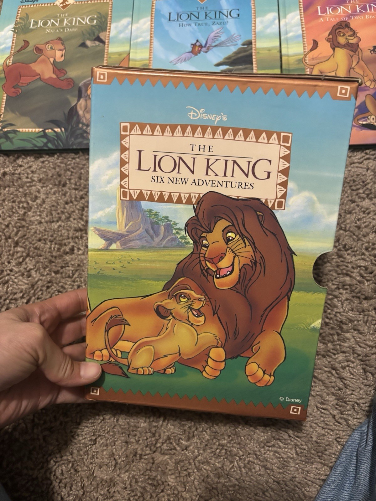 Rare Vintage 1994 Disney's LION KING: Six New Adventures Book Set, Like New