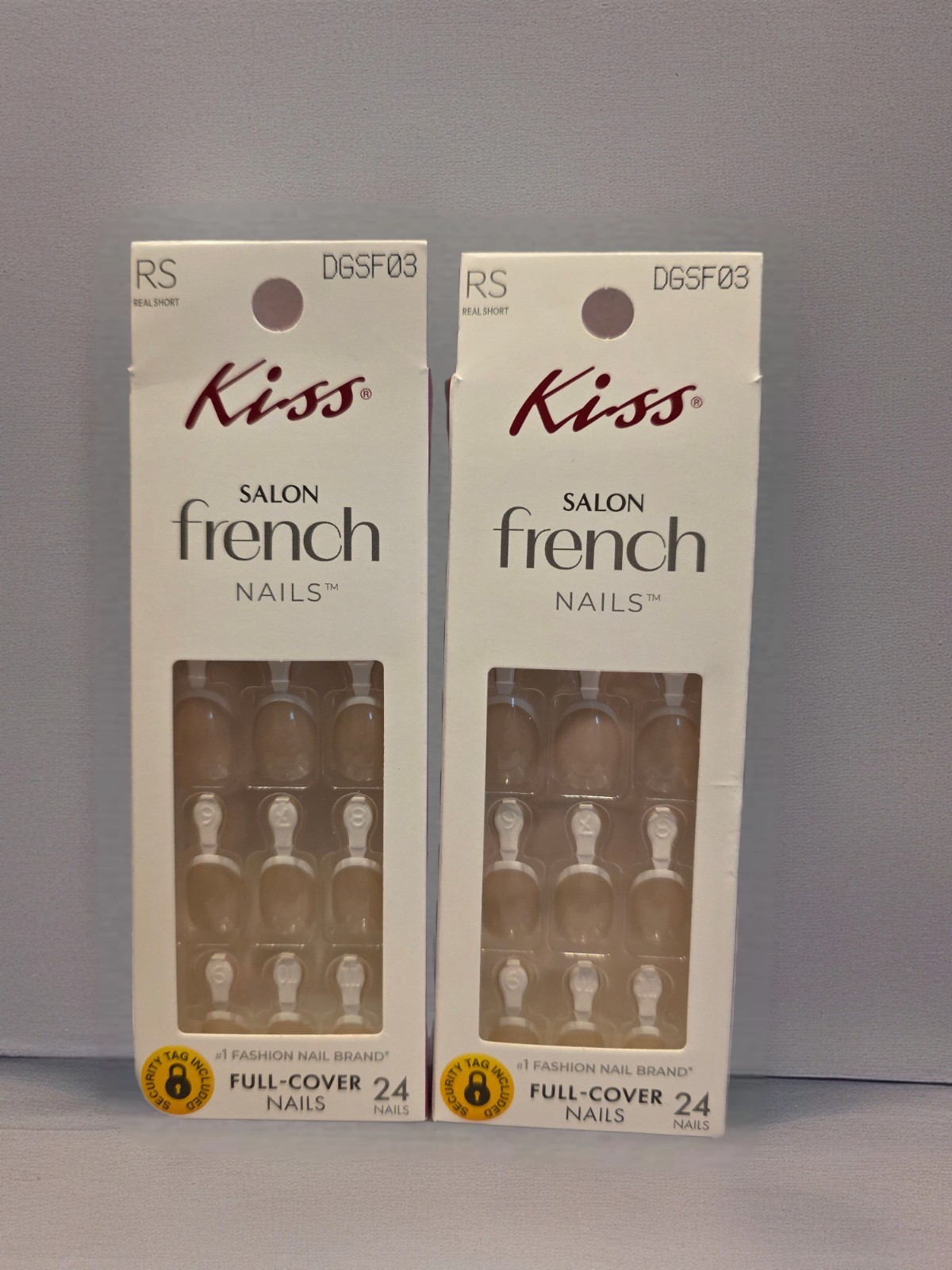 KISS Salon French Press-On Nails – Real Short DGSF03 Moon Pink 2 PACK KISS Salon French Press-On Nails – Real Short DGSF03 Moon Pink 2 PACK