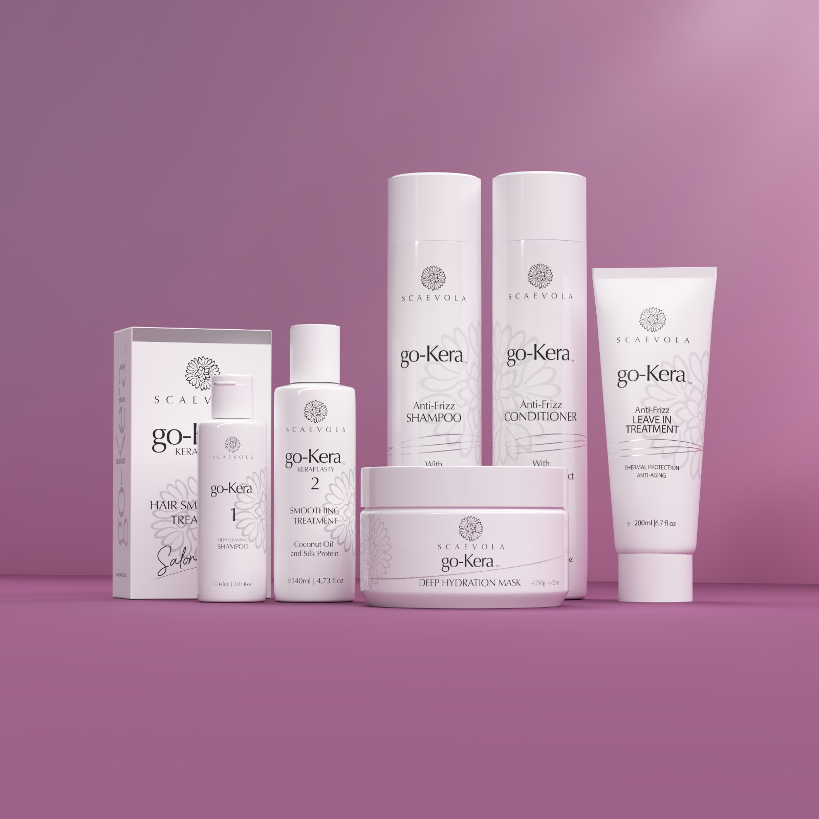 go-Kera™ Keraplasty Smoothing Treatment Bundle (FREE Deep Hydration Mask)