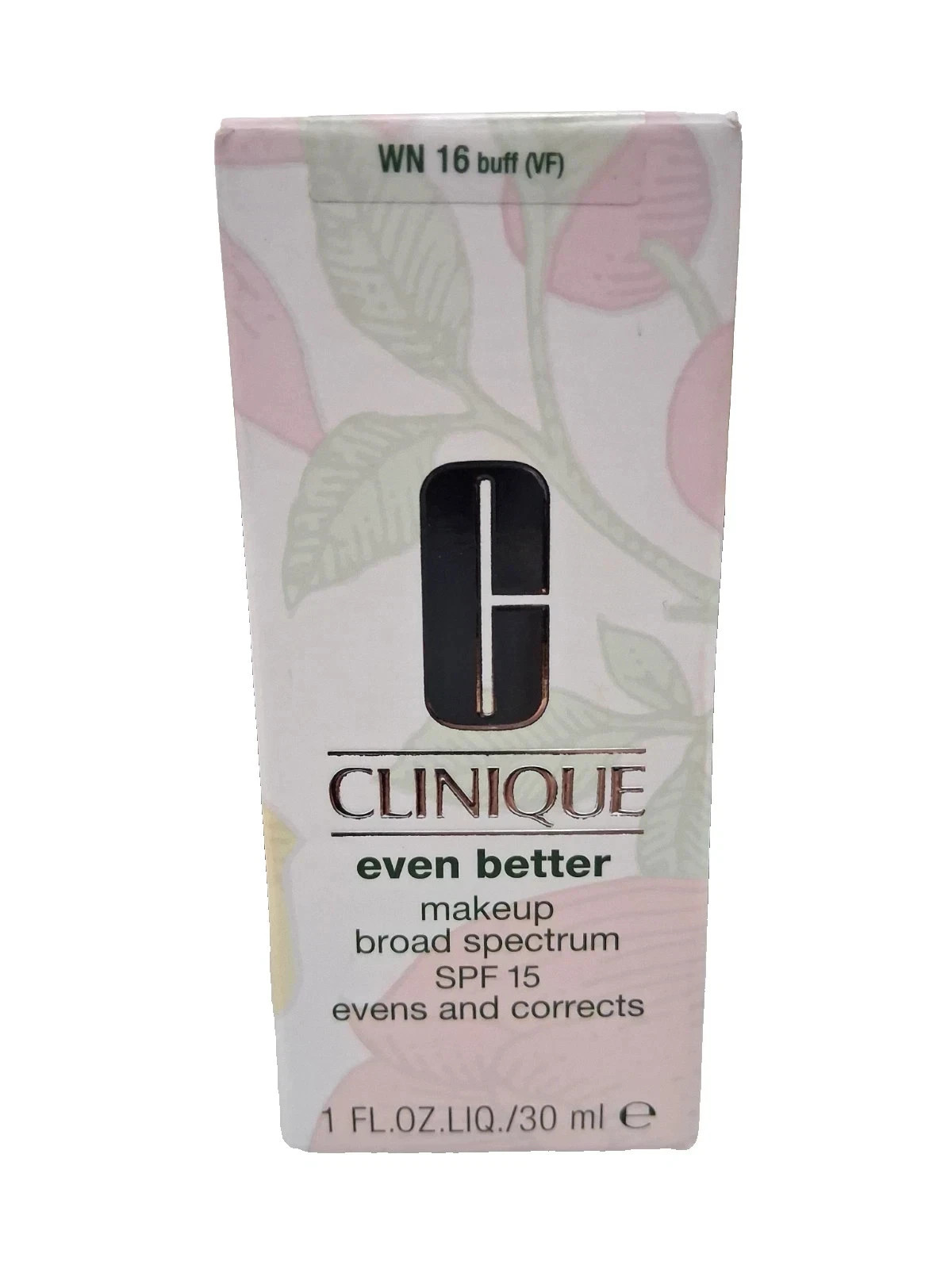 Clinique Even Better Makeup SPF 15 WN 16 Buff 30ml / 1oz Medium Coverage NIB Clinique Even Better Makeup SPF 15 WN 16 Buff 30ml / 1oz Medium Coverage NIB