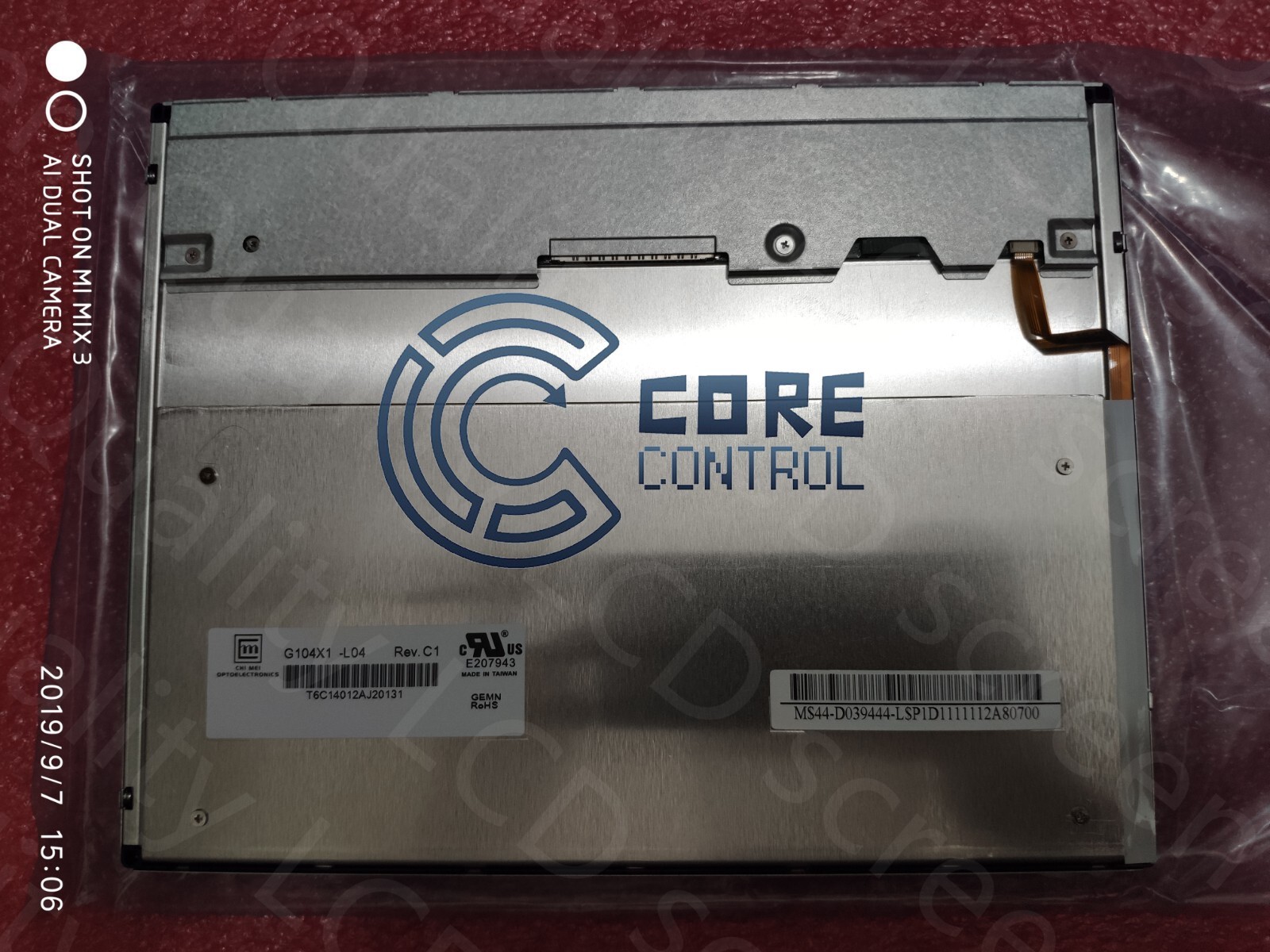 USED 1Pcs 10.4-inch G104X1-L04 LCD panel 1024*768