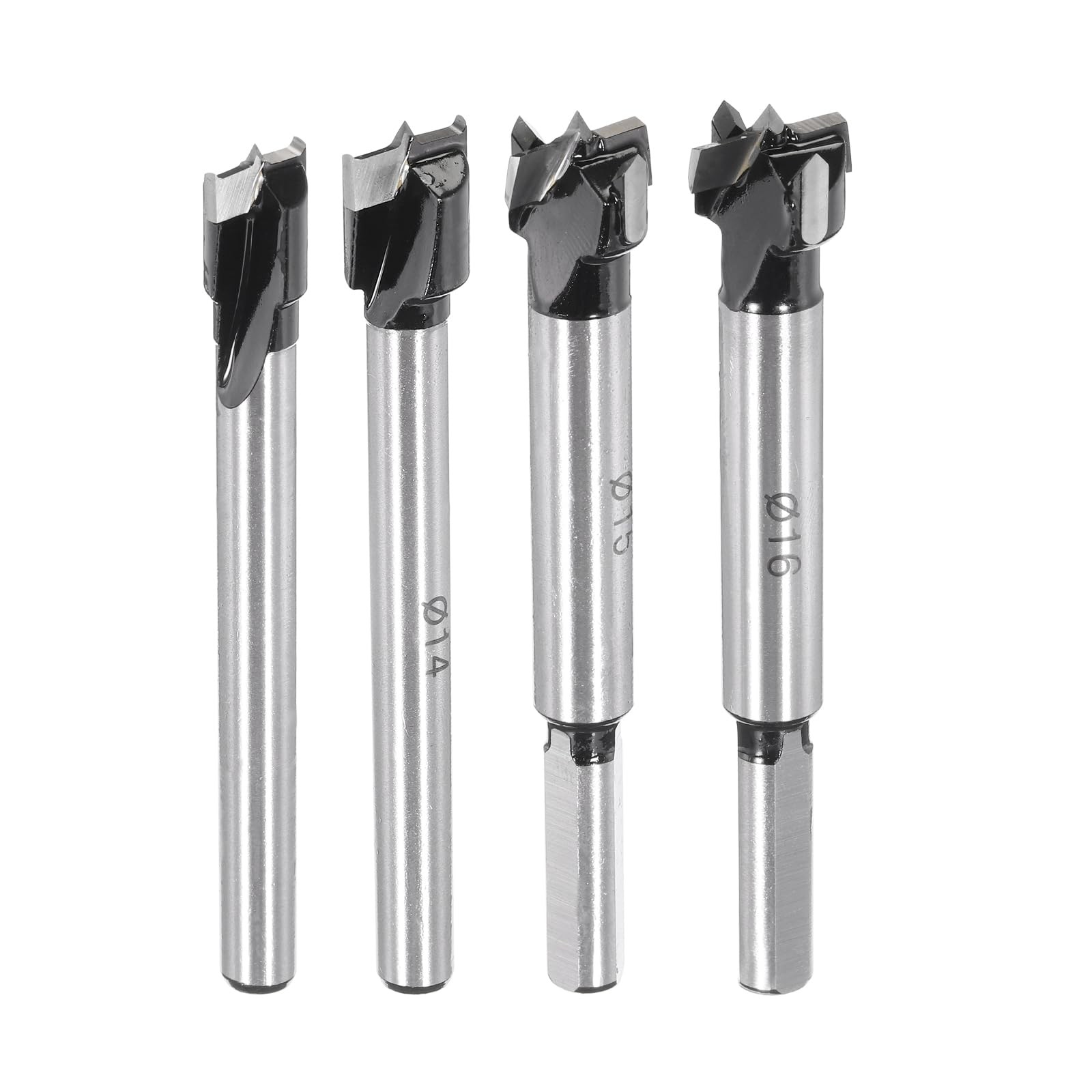 HARFINGTON 4pcs Forstner Drill Bit Set 12mm (15/32\ HARFINGTON 4pcs Forstner Drill Bit Set 12mm (15/32\