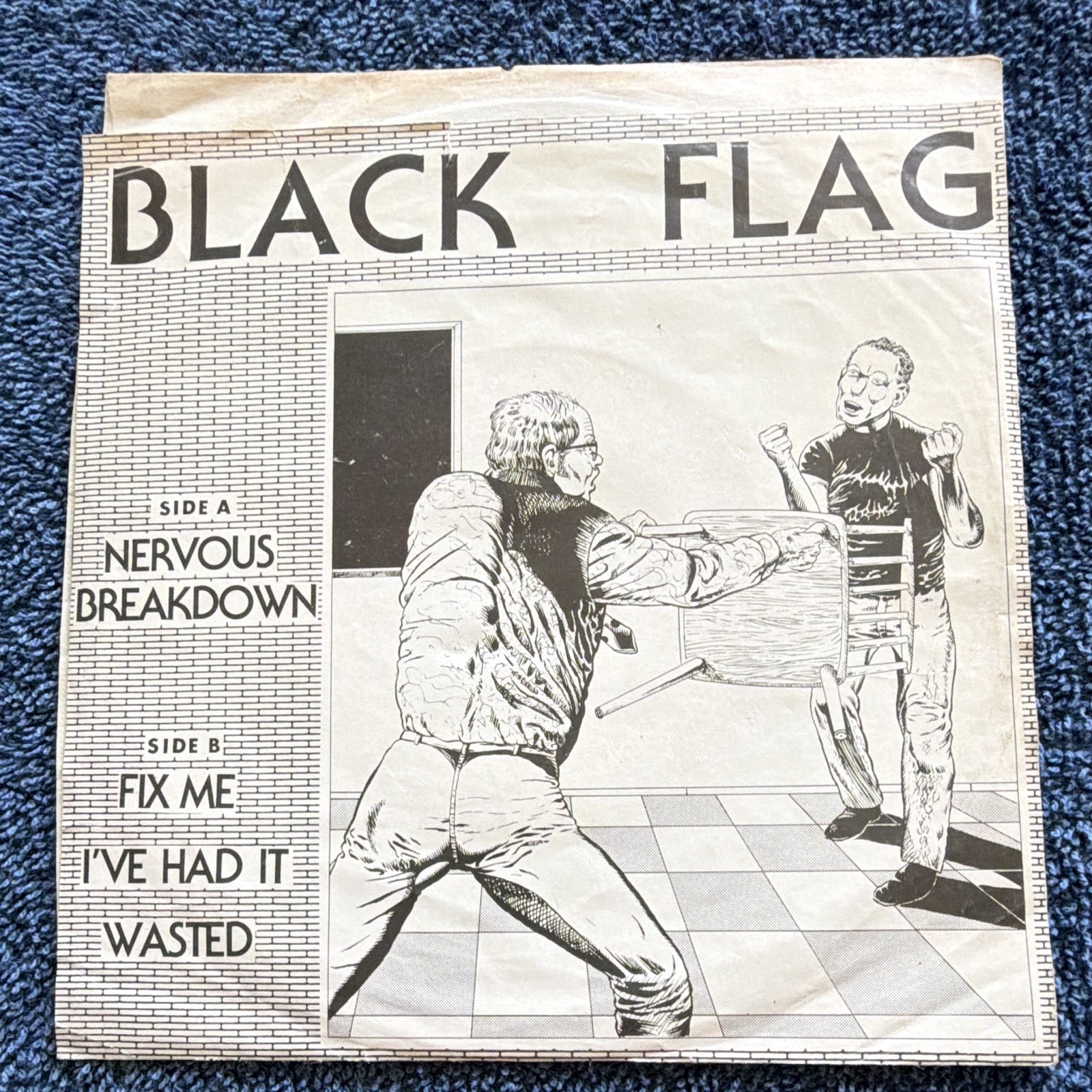 Black Flag Nervous Breakdown First Pressing. Black Flag Nervous Breakdown First Pressing.