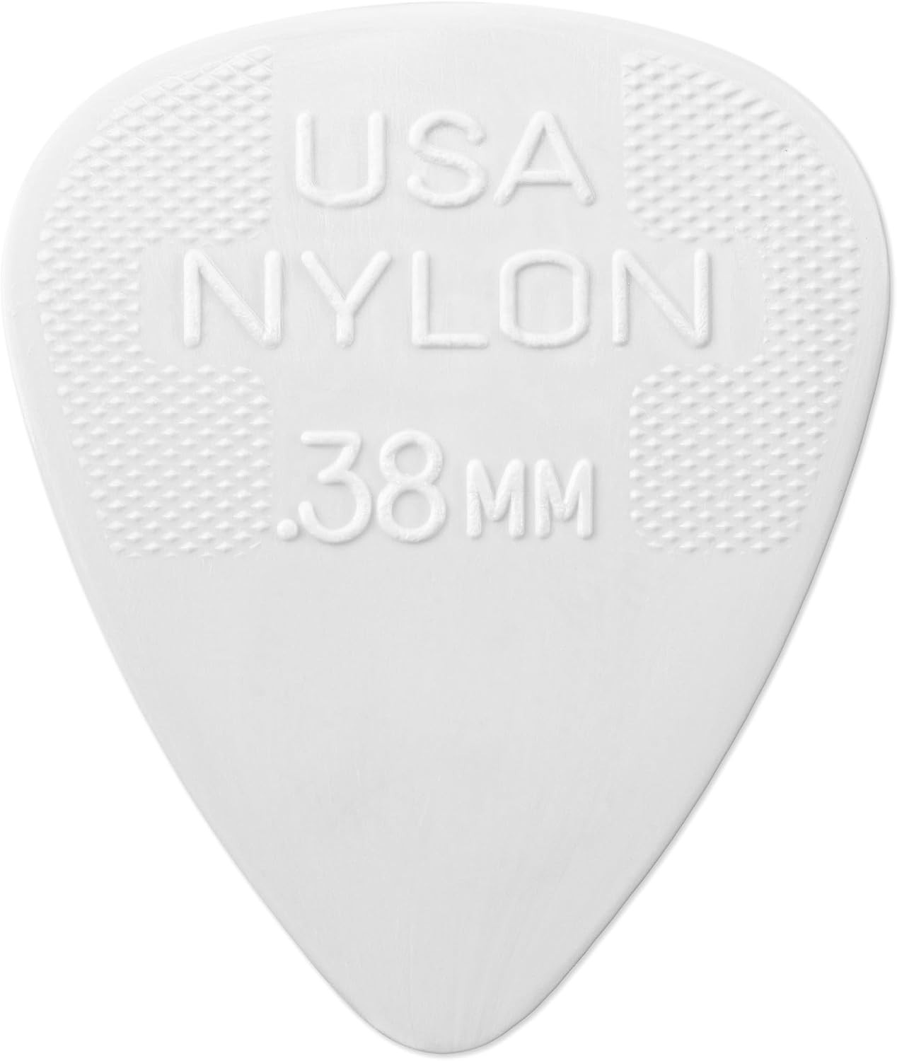 JIM DUNLOP 44P.38 Nylon Standard, White, .38mm, 12/Player\'s Pack