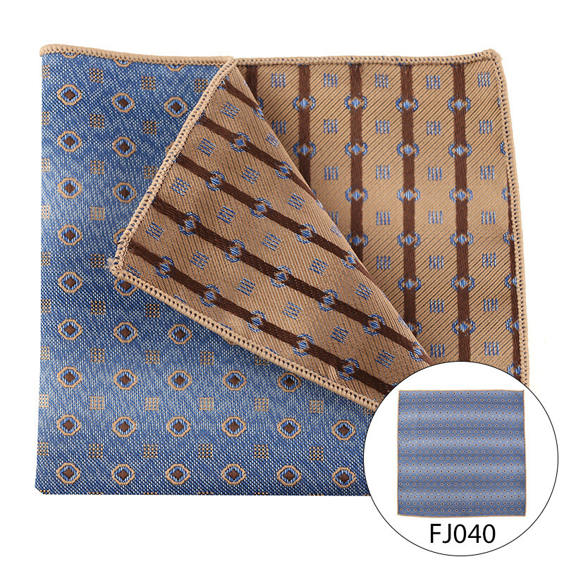 Silk Suit Pocket Square Set Men\'s Handkerchiefs Vintage Business Hankies for Men