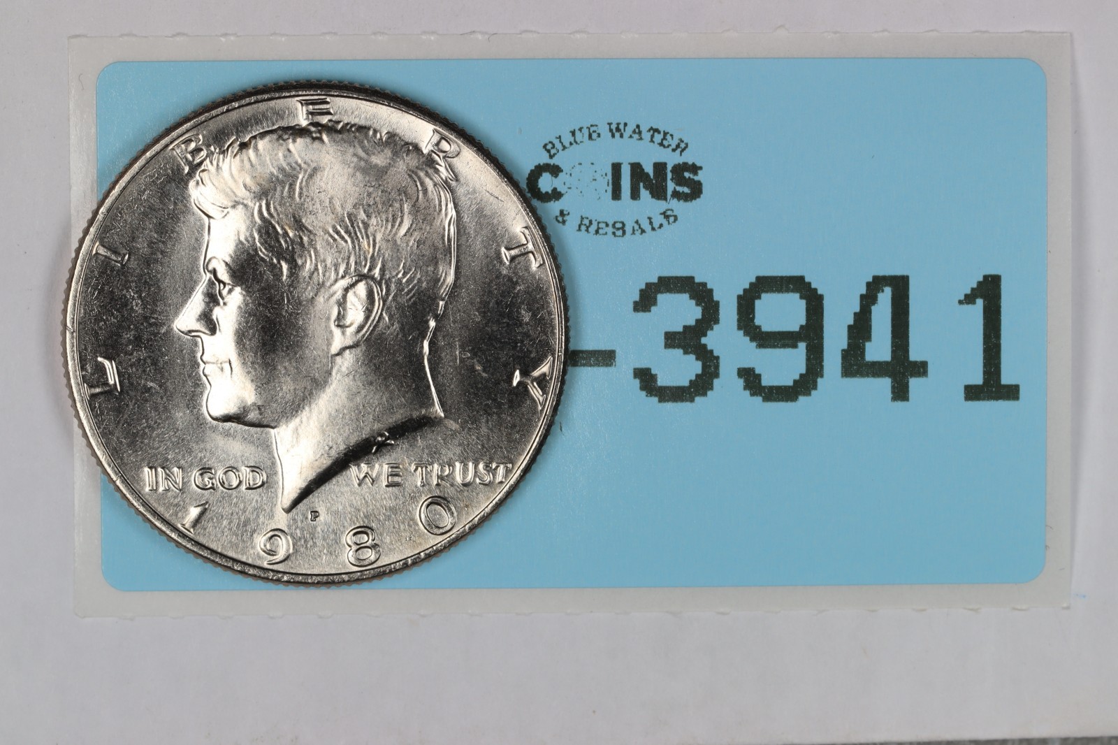1980-P BU 50C KENNEDY HALF DOLLAR TYPE COIN RAW-3941 1980-P BU 50C KENNEDY HALF DOLLAR TYPE COIN RAW-3941