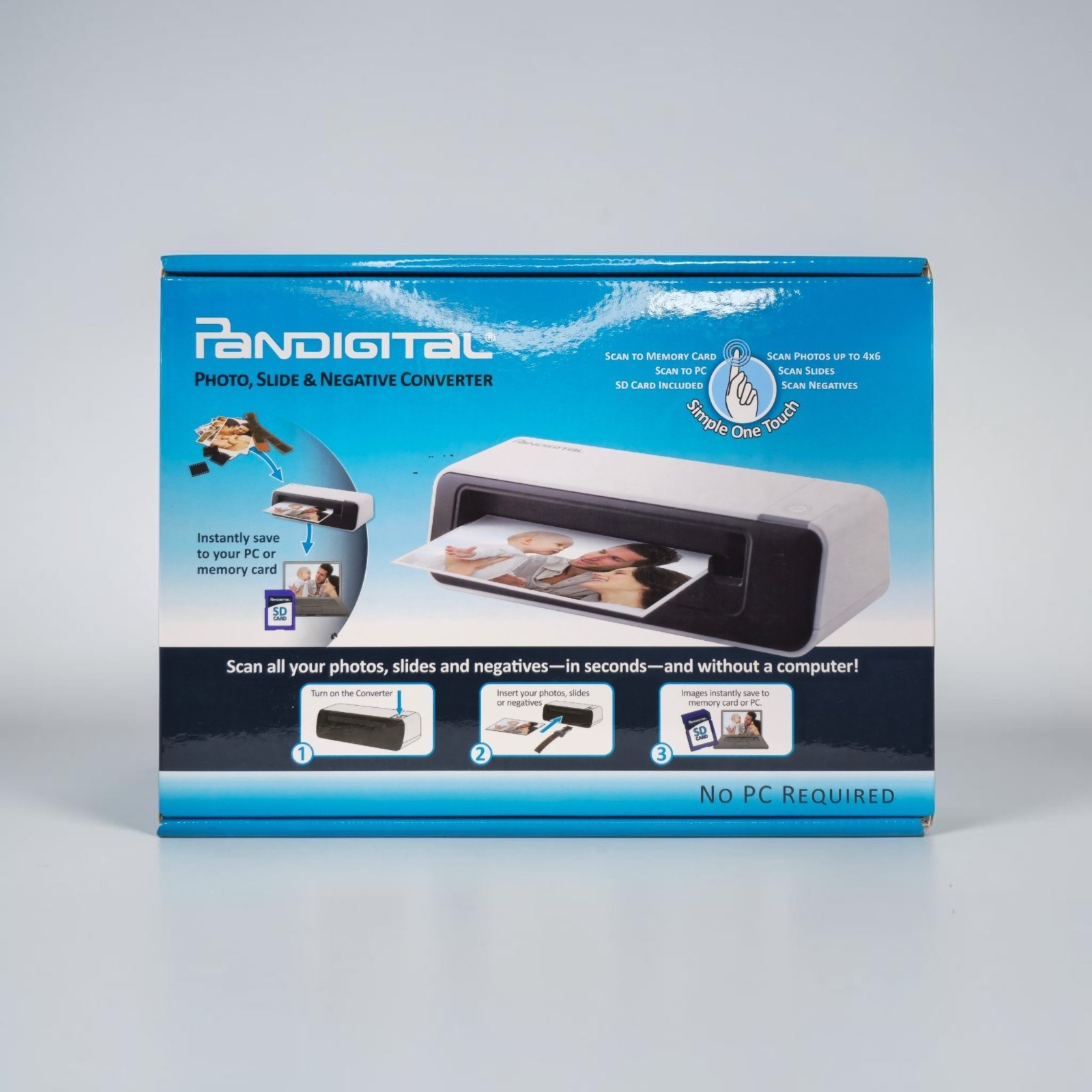 New Pandigital PANSCN05 Photo Slide Negative Converter Scanner No PC Required