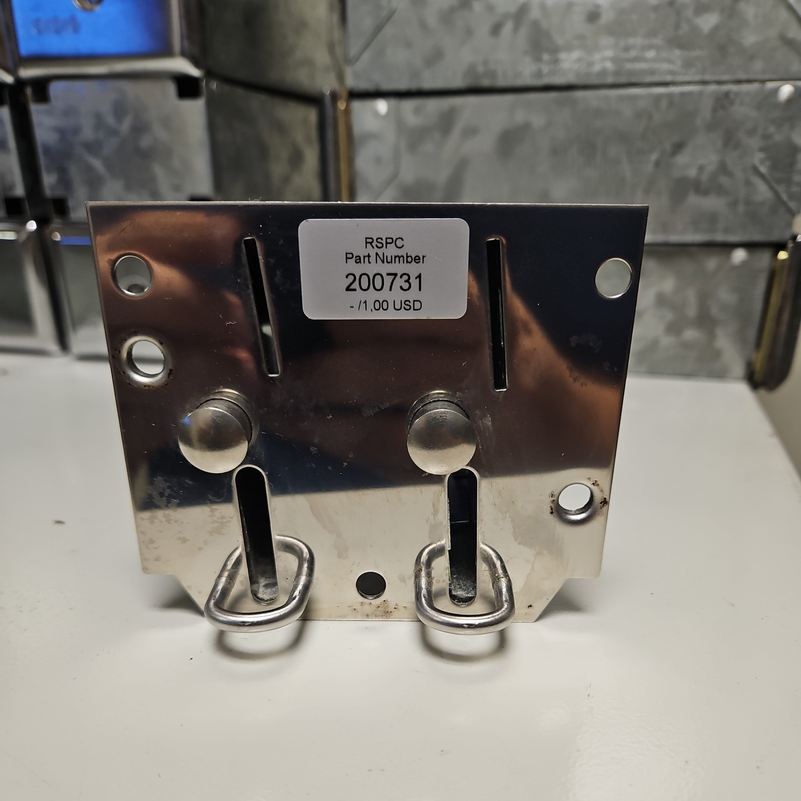 Alliance Speed Queen Huebsch Coin Acceptor Double Drop 70441603 0.25/1.00