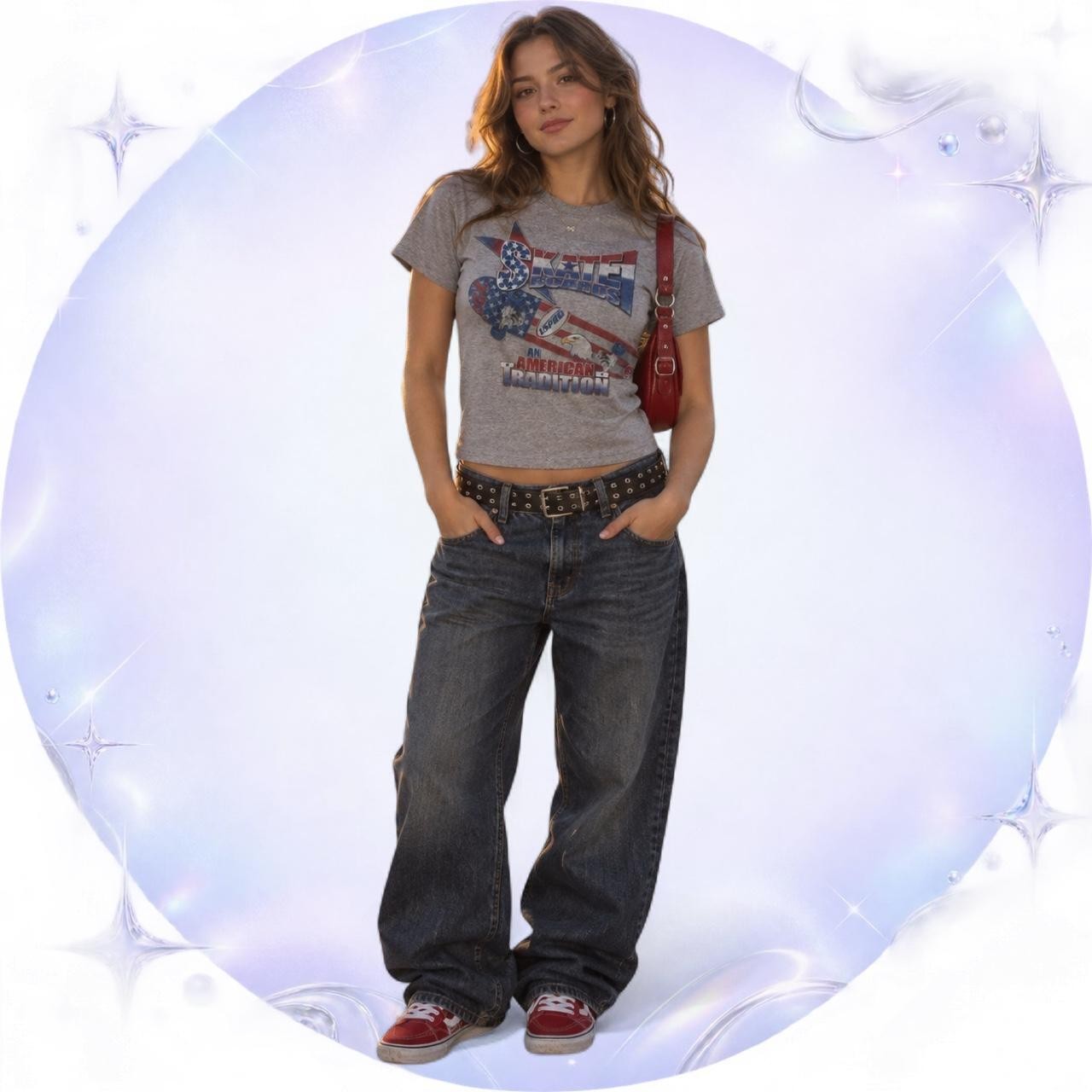 VINTAGE 2002 PATRIOTIC SKATEBOARD GRAPHIC TEE VINTAGE 2002 PATRIOTIC SKATEBOARD GRAPHIC TEE