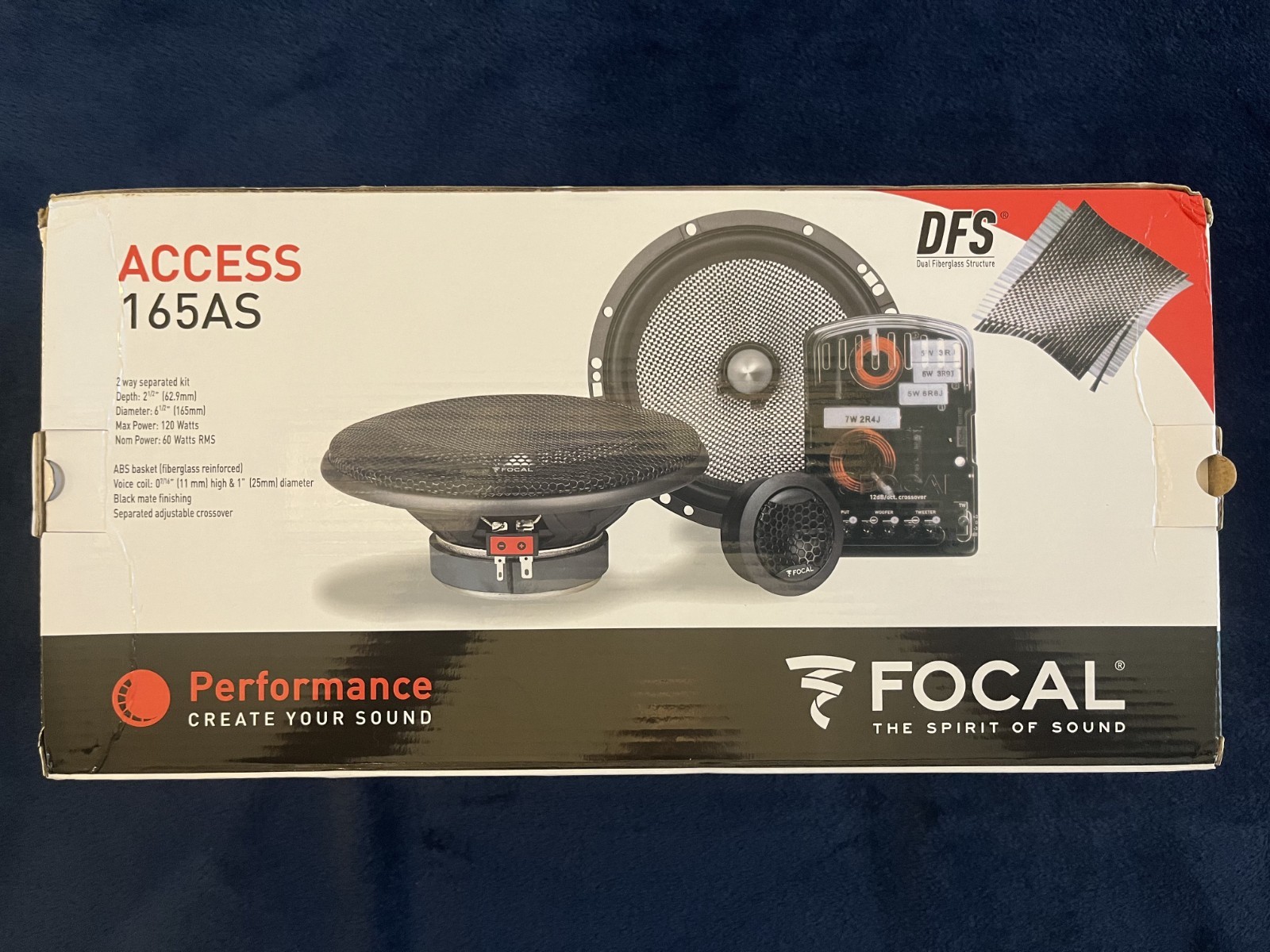Focal Access 165AS 2-way Component Speakers NIB Focal Access 165AS 2-way Component Speakers NIB