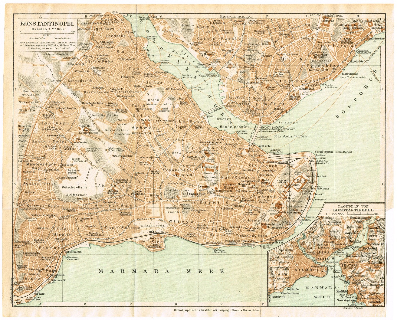 ISTANBUL TURKEY 1934 Original Detailed Map Antique Vintage İstanbul Türkiye ISTANBUL TURKEY 1934 Original Detailed Map Antique Vintage İstanbul Türkiye